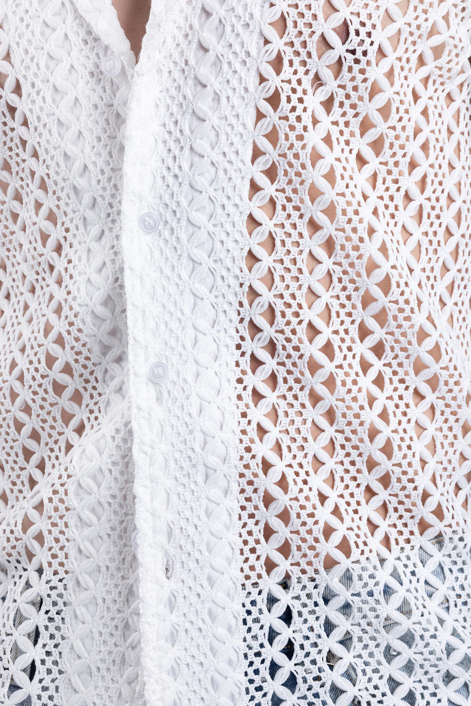 Kenite See Through Long Sleeve Shirt - Image 15