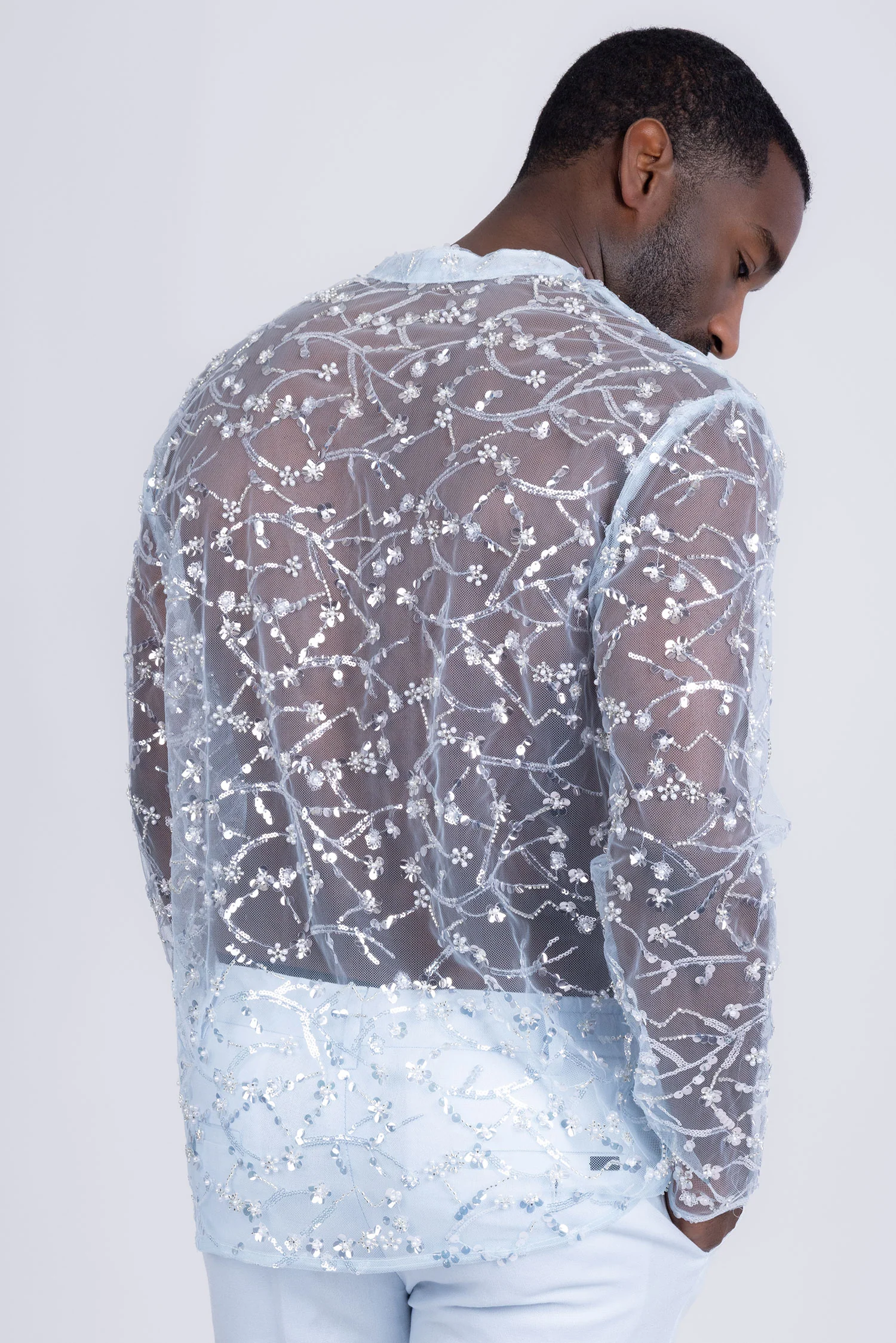 Krabi Sheer Long Sleeve Shirt - Image 4