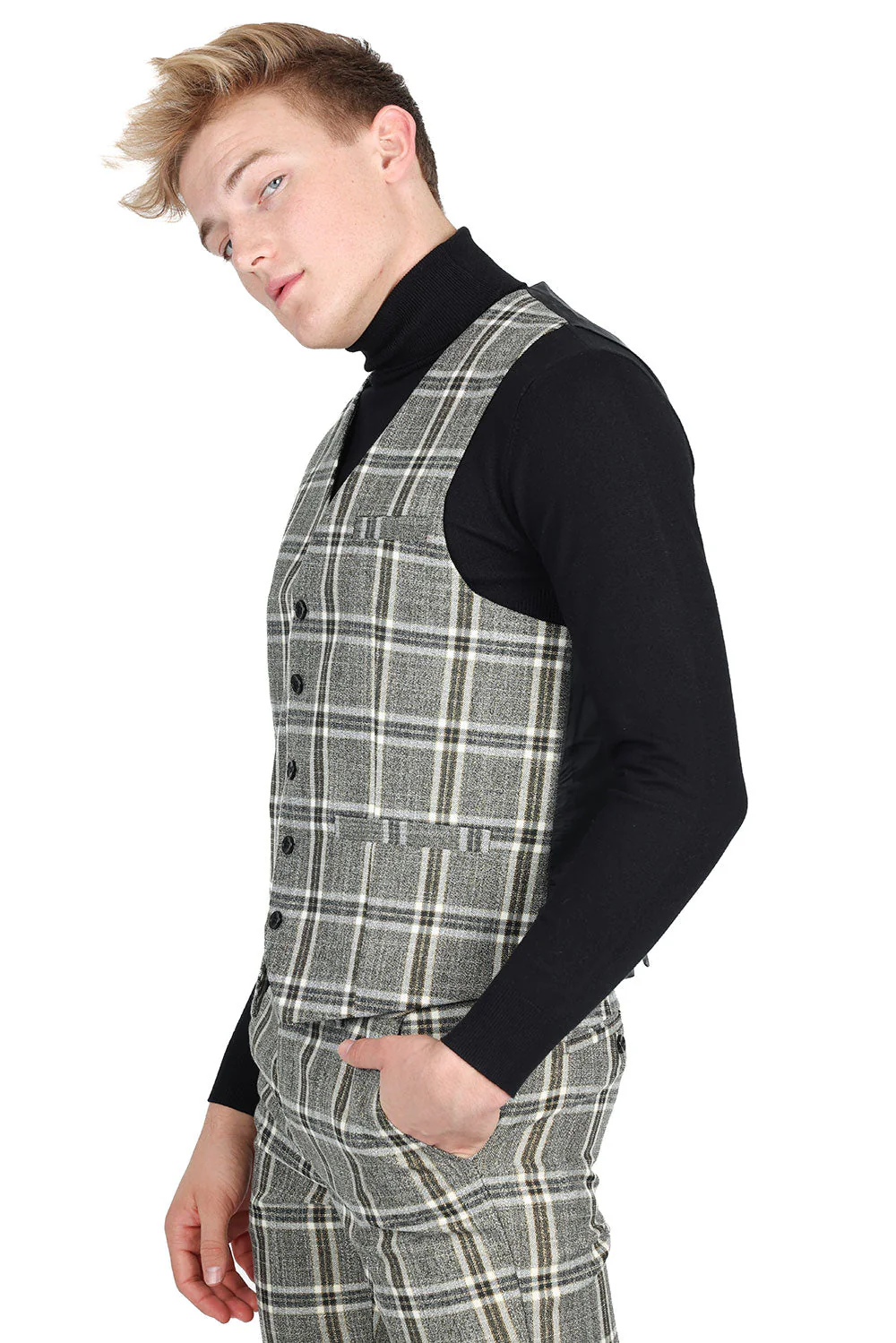 Kyiv Checkered Vest - Image 4
