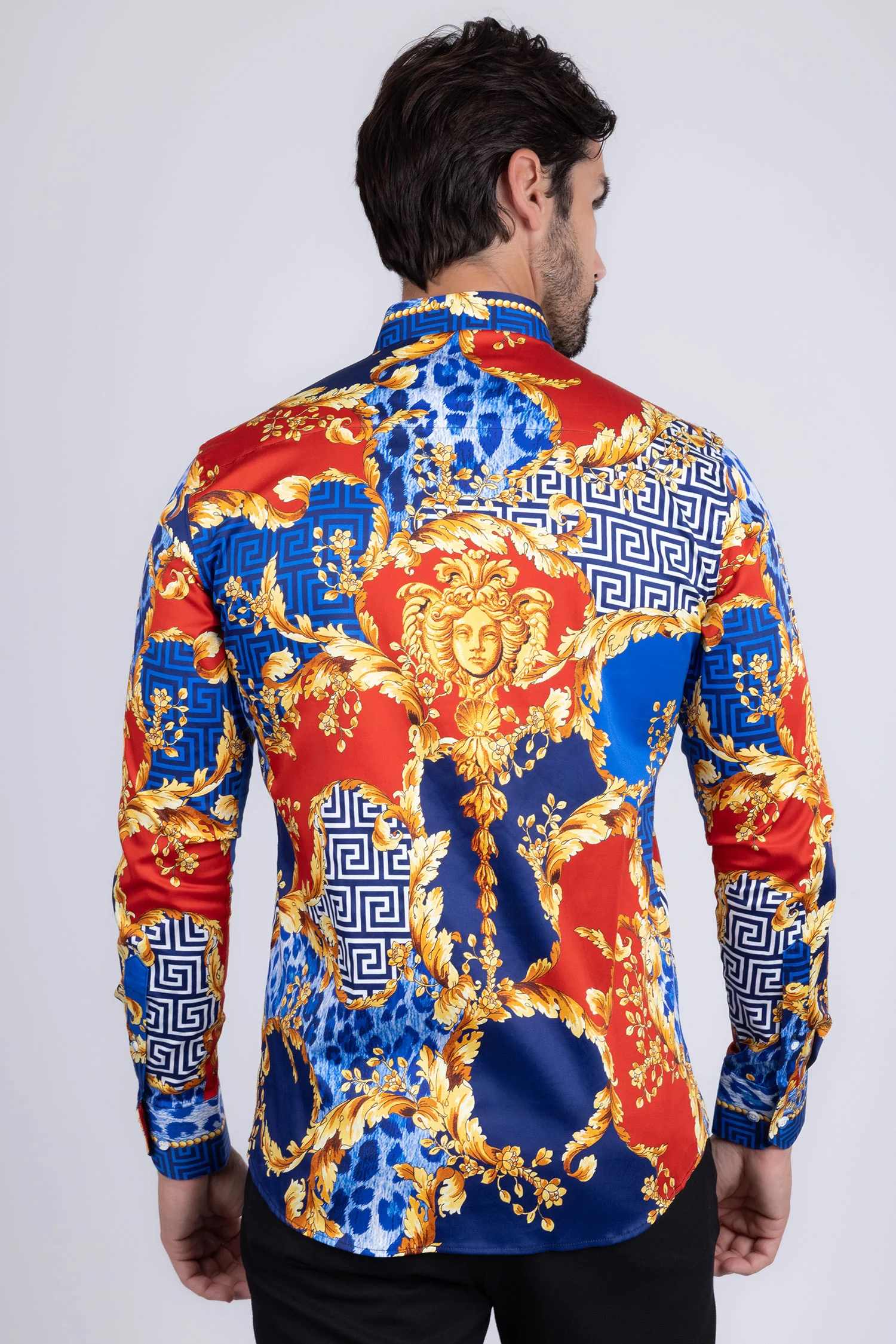 Leopard Baroque Long Sleeve Shirt - Image 5