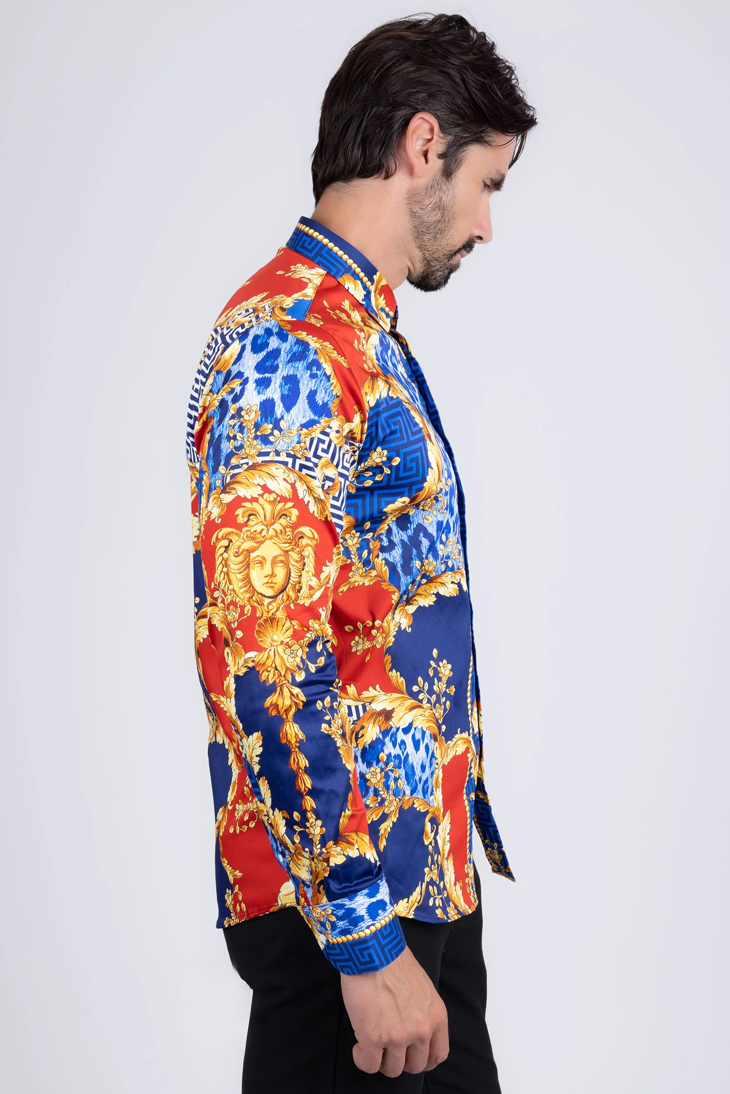 Leopard Baroque Long Sleeve Shirt - Image 6