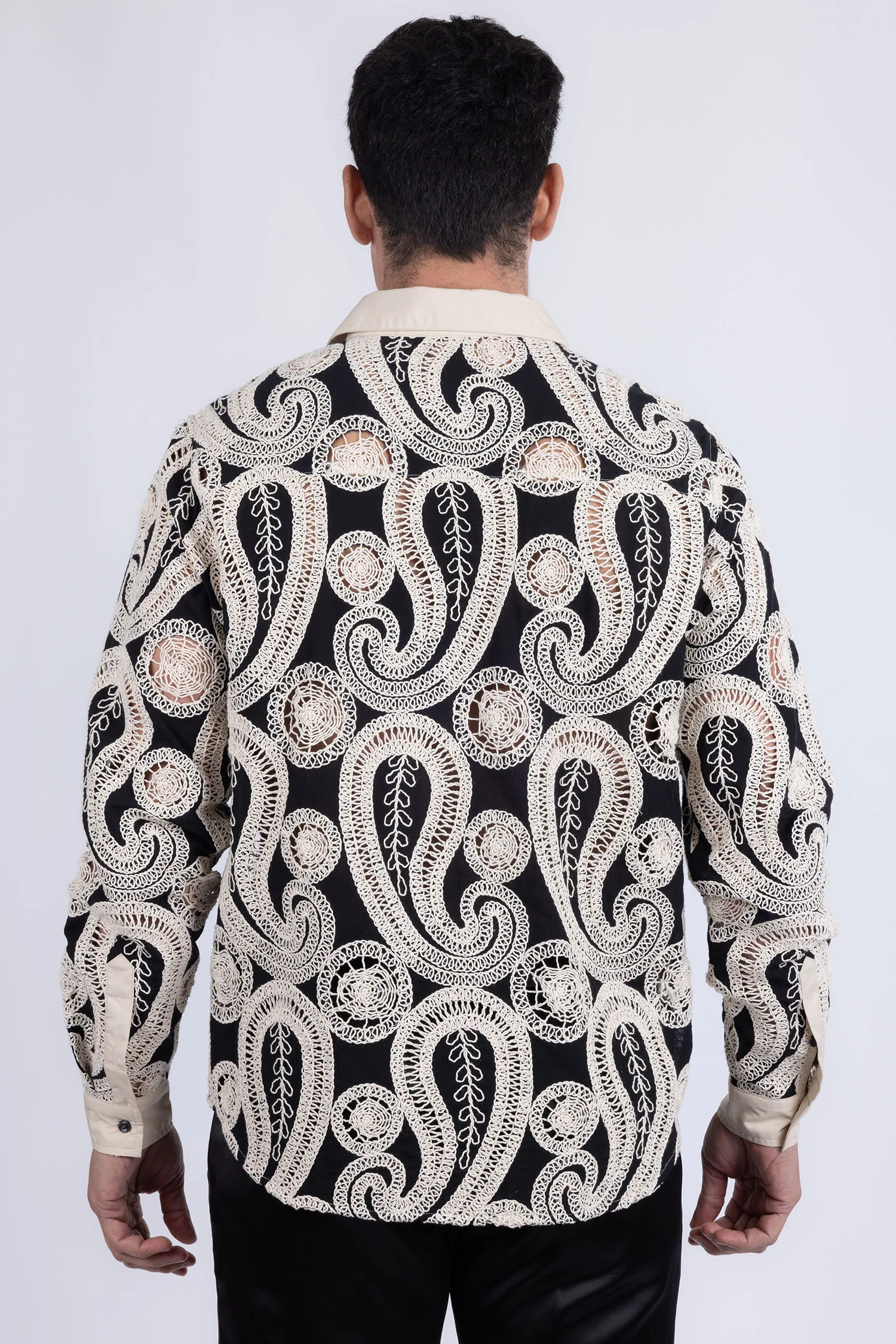 Lorenzo Embroidery Paisley Long Sleeve Shirt - Image 6