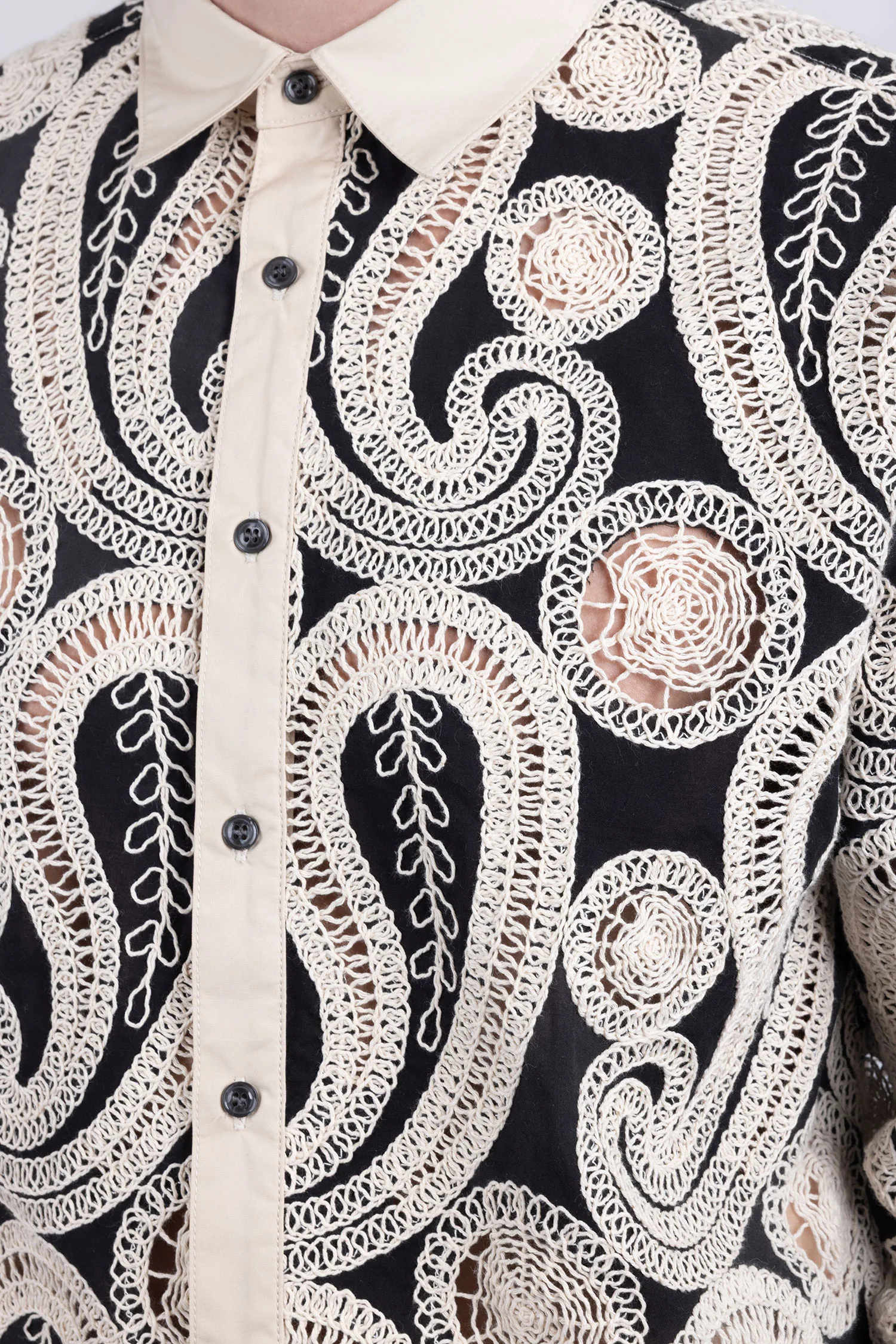 Lorenzo Embroidery Paisley Long Sleeve Shirt - Image 8