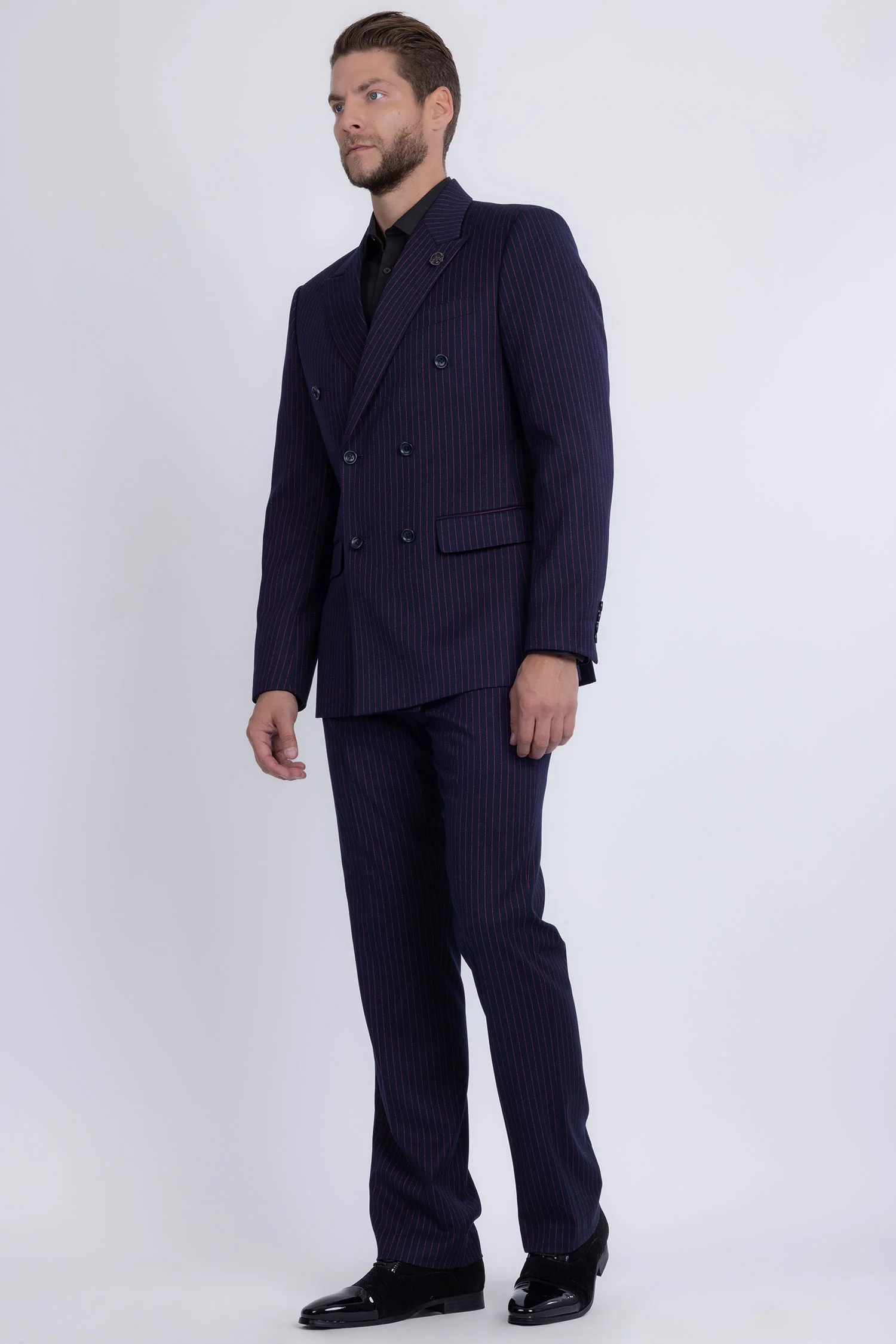 Manhattan Pinstripe Suit - Image 10