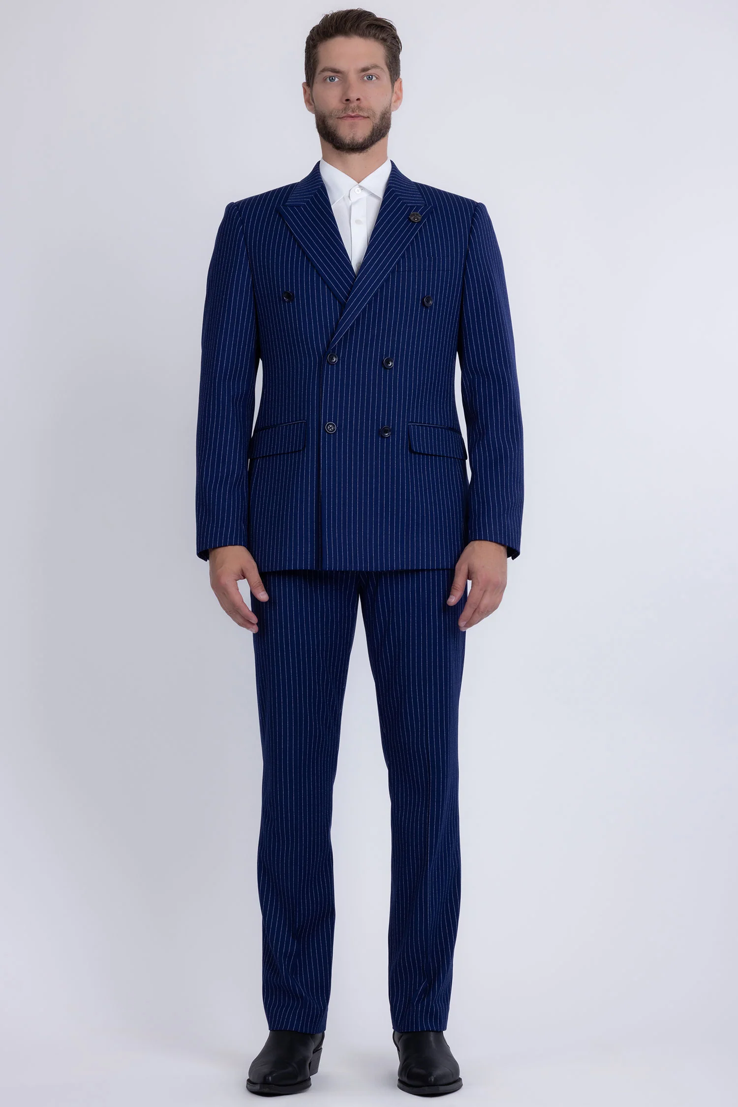 Manhattan Pinstripe Suit - Image 13