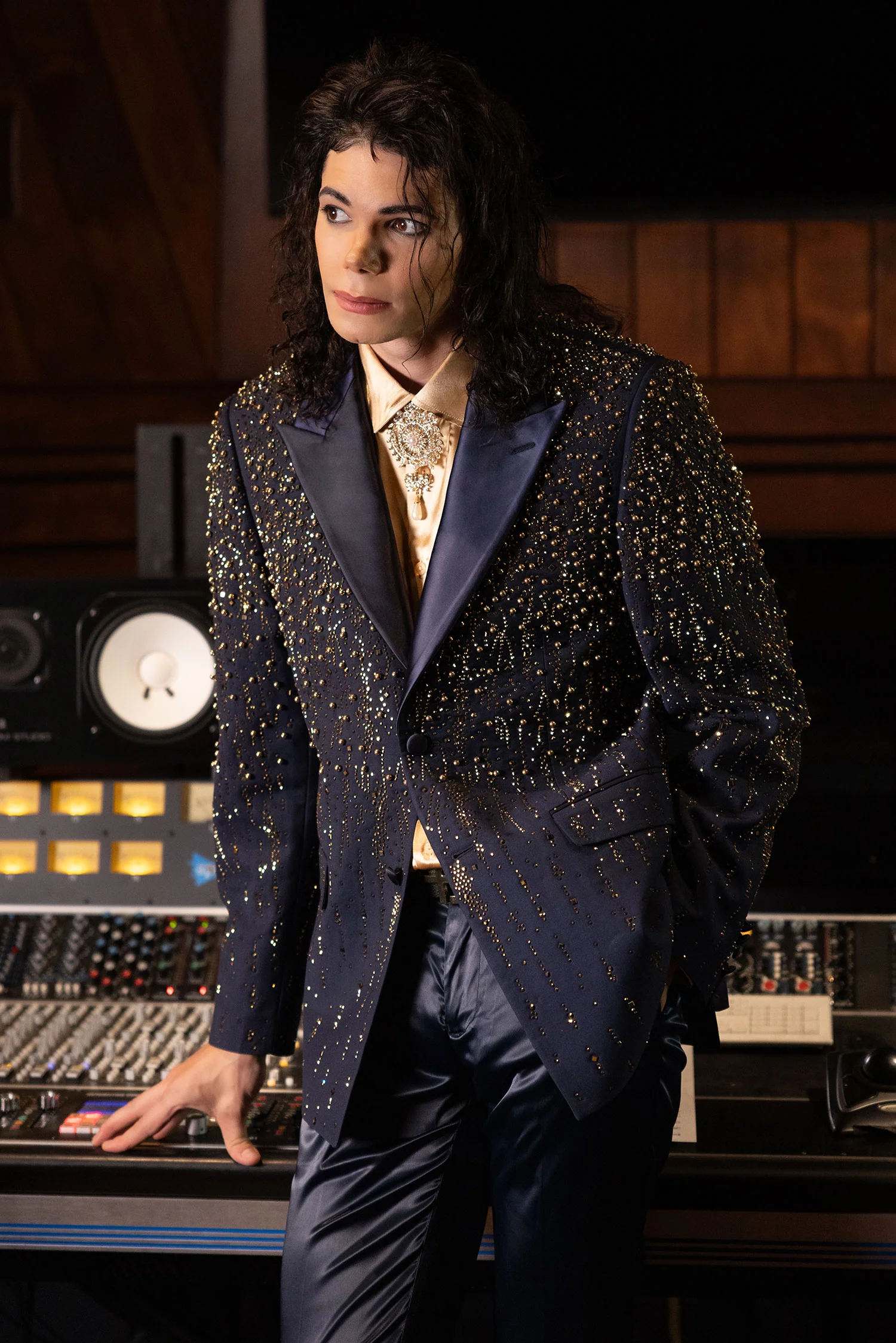 Midnight Rain Rhinestone Blazer