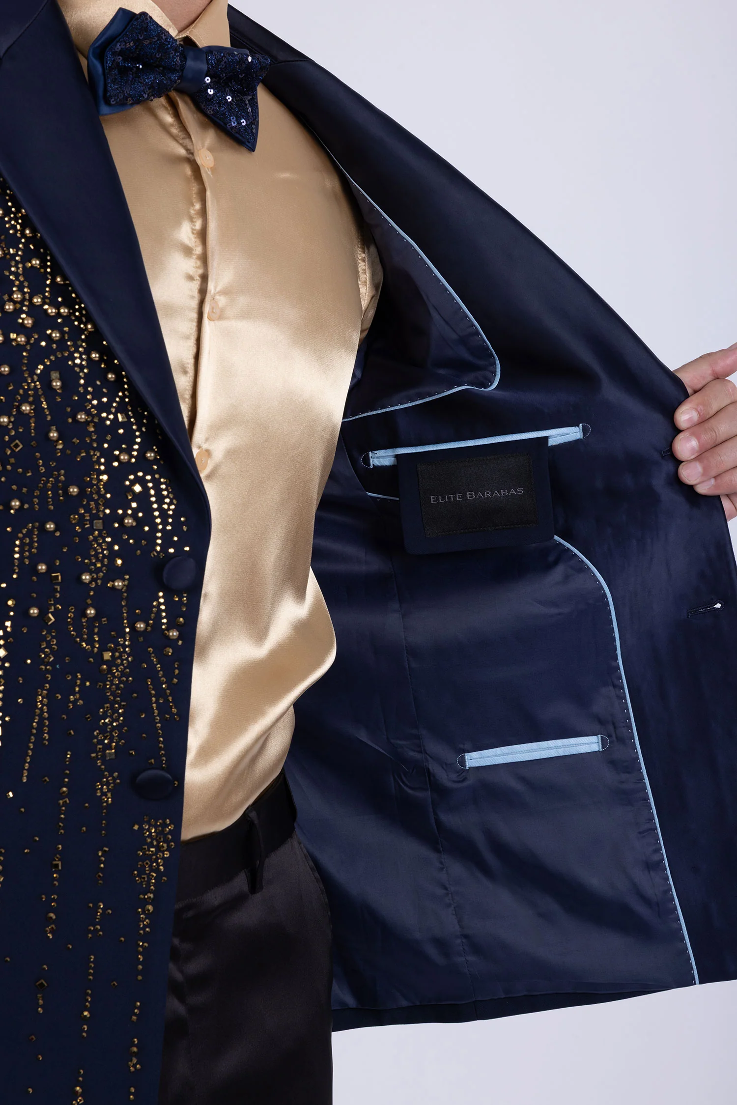 Midnight Rain Rhinestone Blazer - Image 20