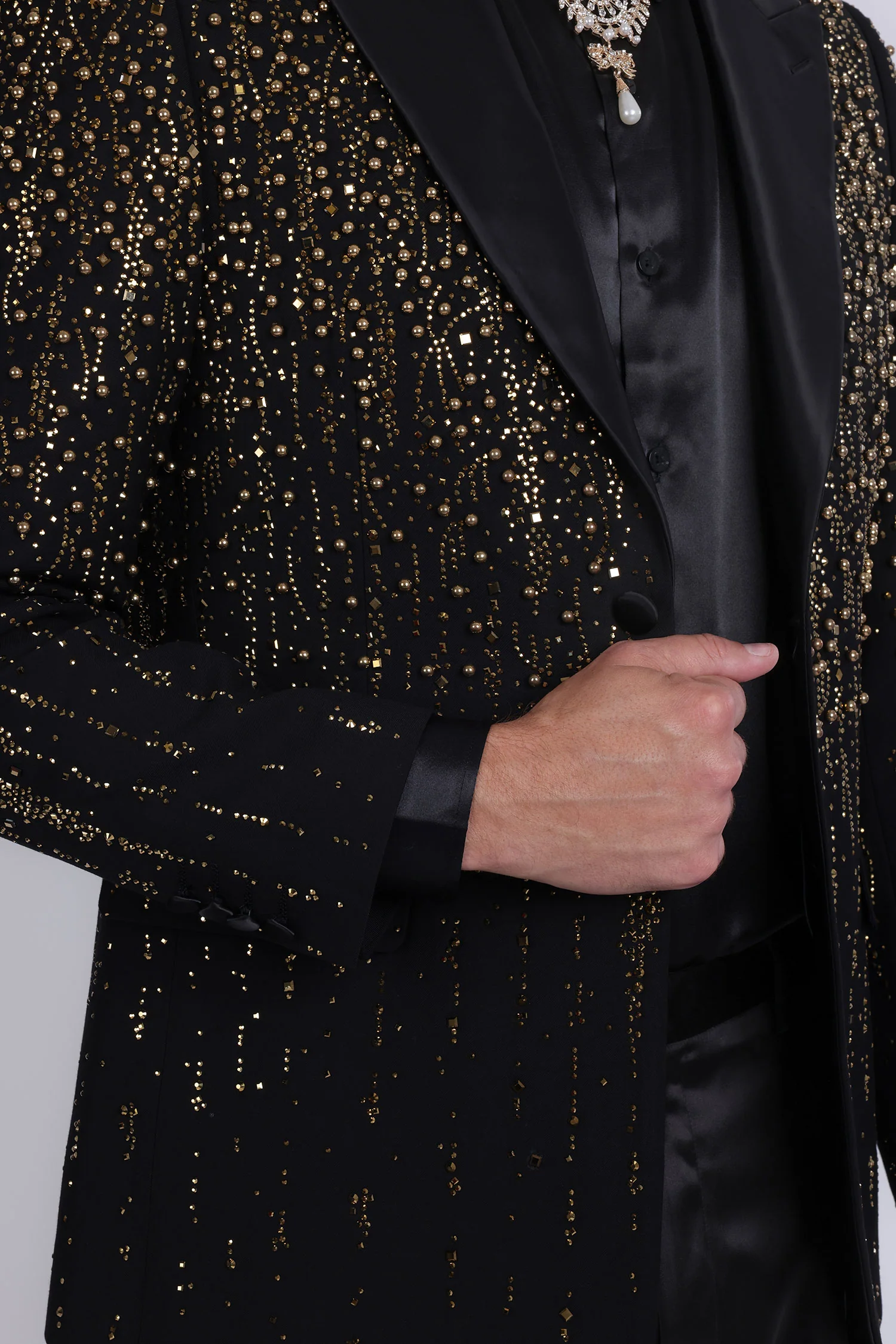 Midnight Rain Rhinestone Blazer - Image 30