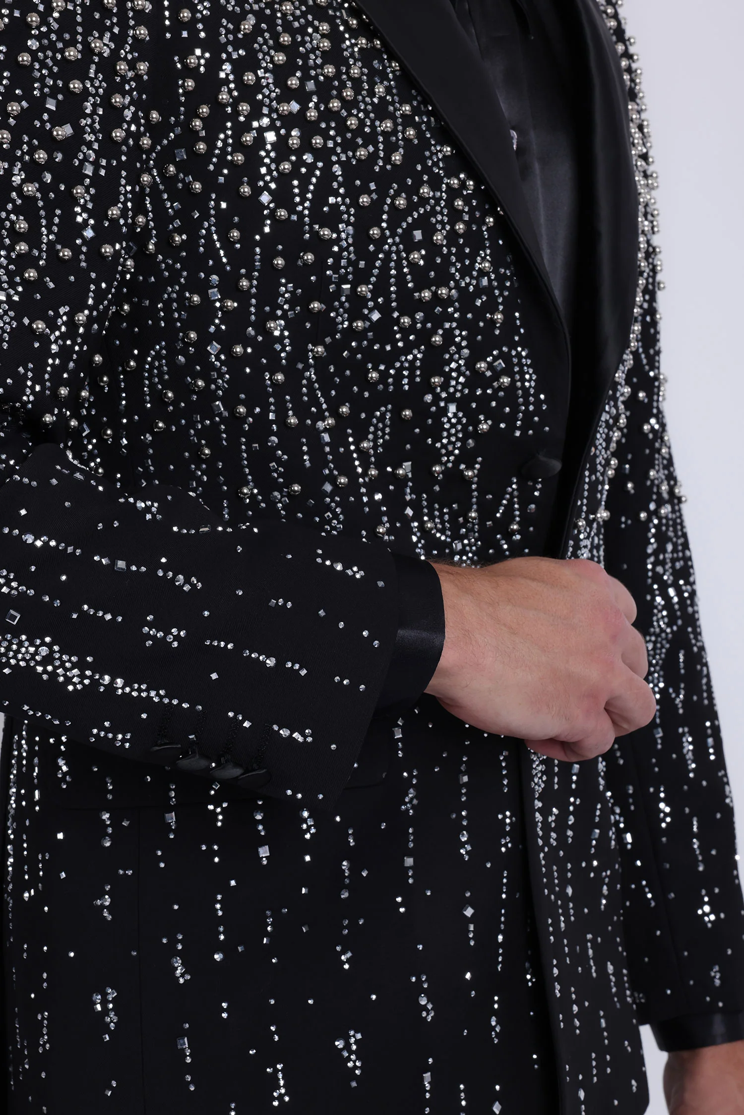 Midnight Rain Rhinestone Blazer - Image 39