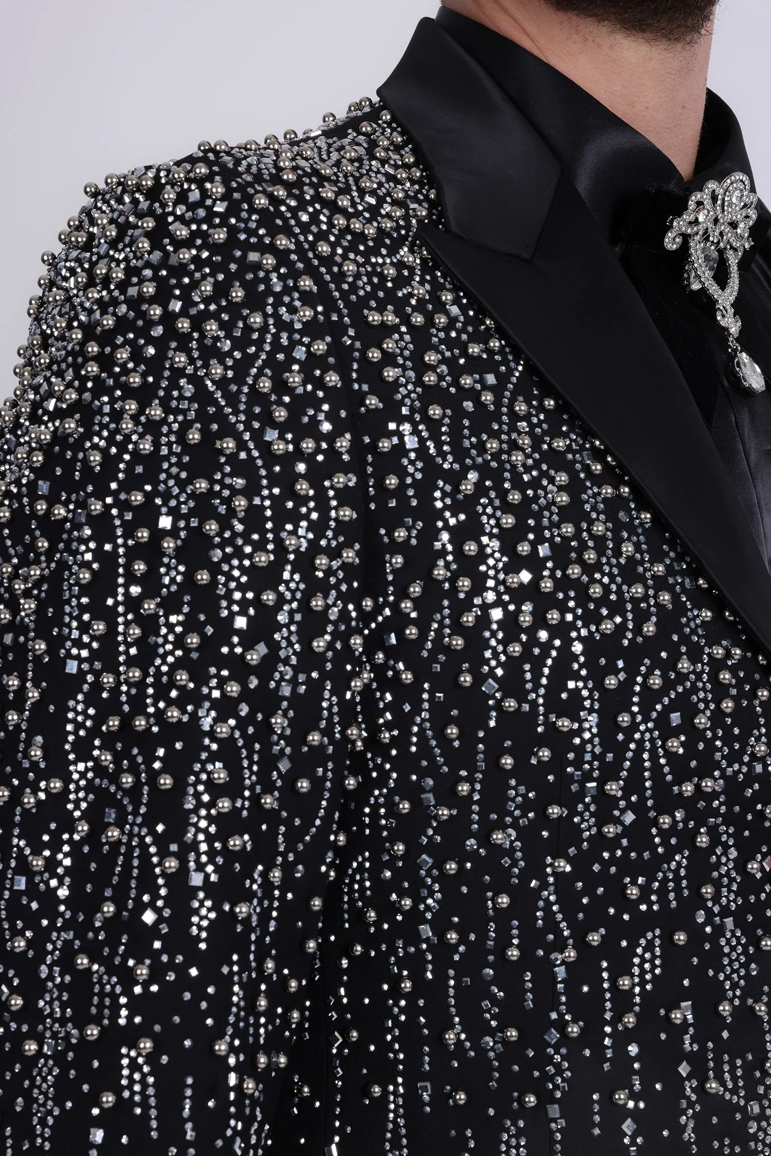Midnight Rain Rhinestone Blazer - Image 41