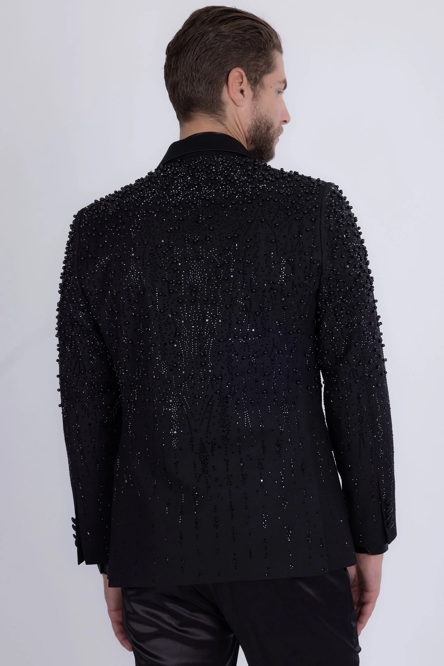 Midnight Rain Rhinestone Blazer - Image 44
