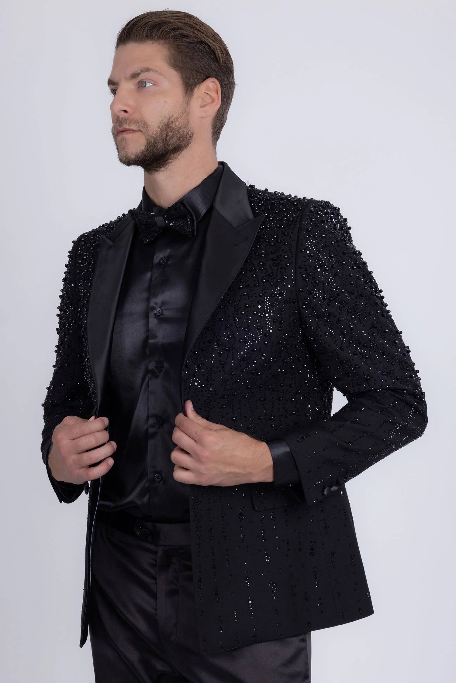 Midnight Rain Rhinestone Blazer - Image 45