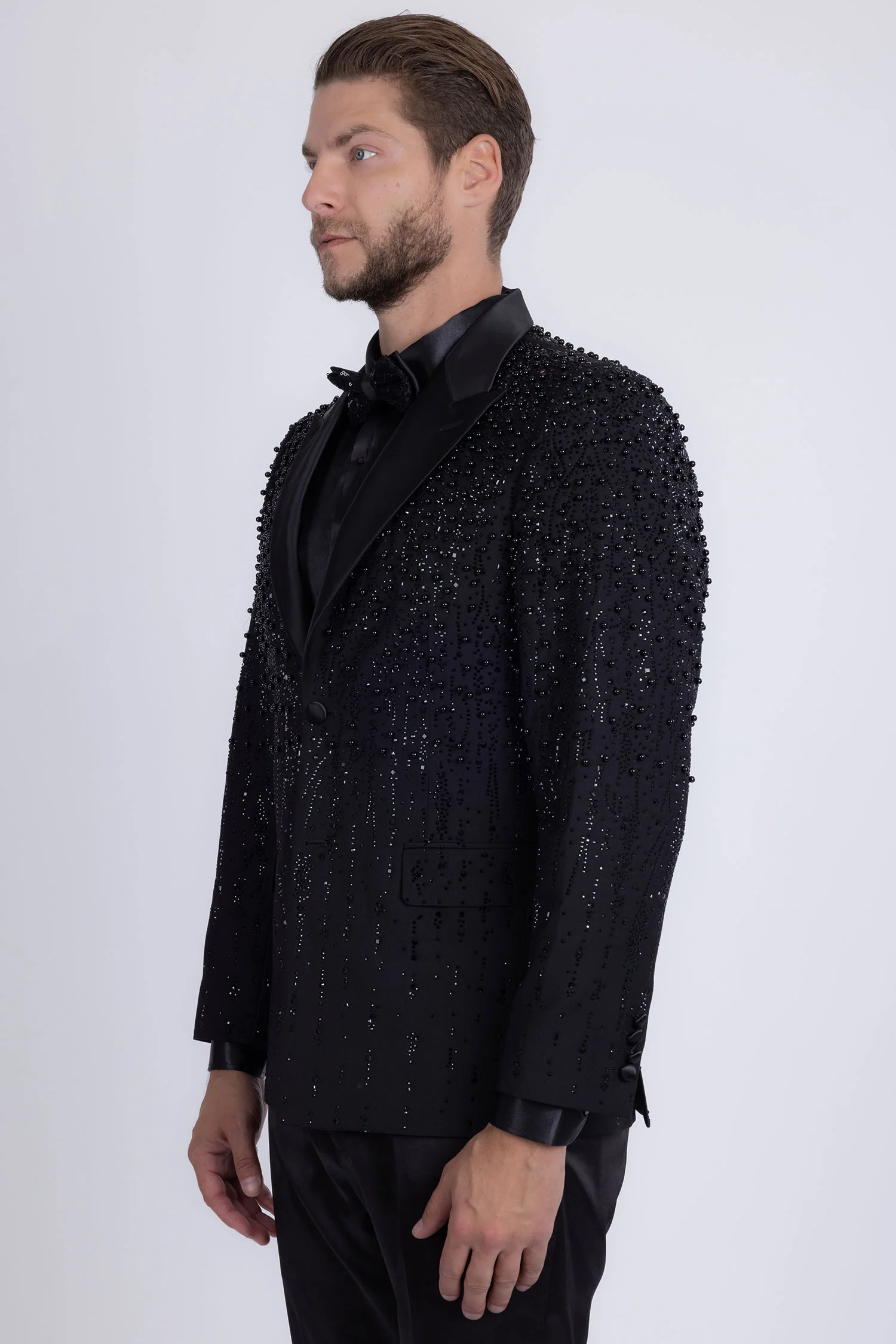 Midnight Rain Rhinestone Blazer - Image 46