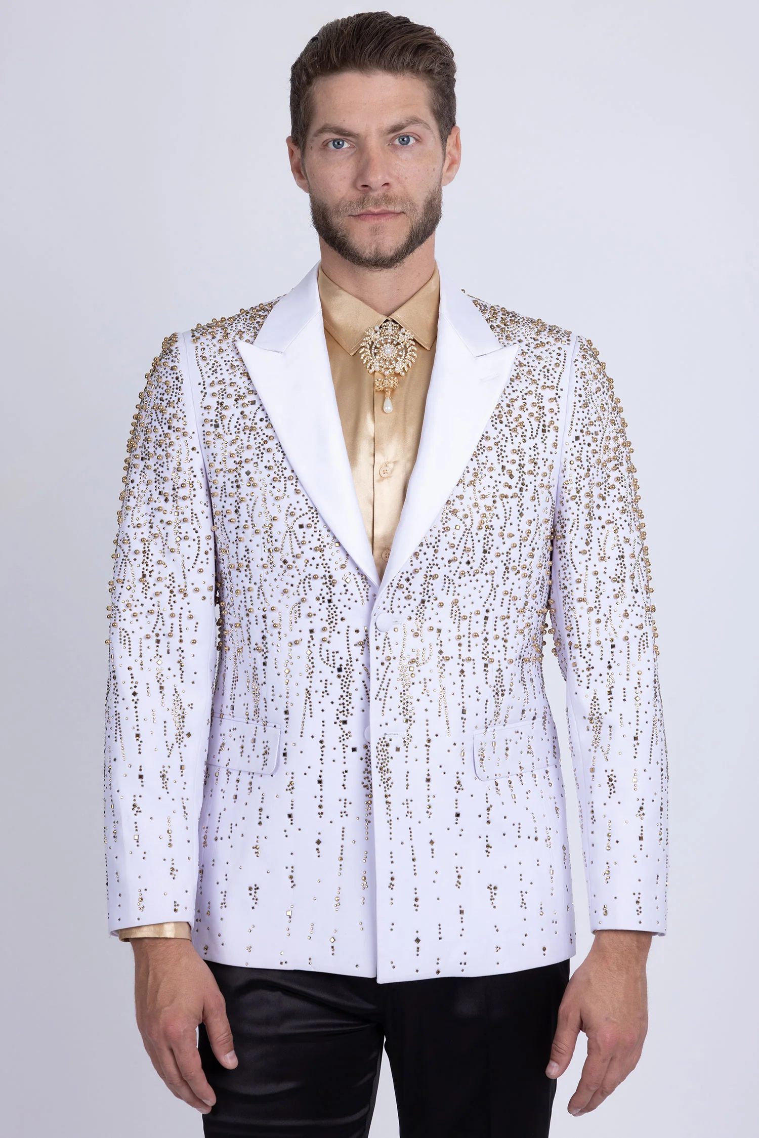 Midnight Rain Rhinestone Blazer - Image 9