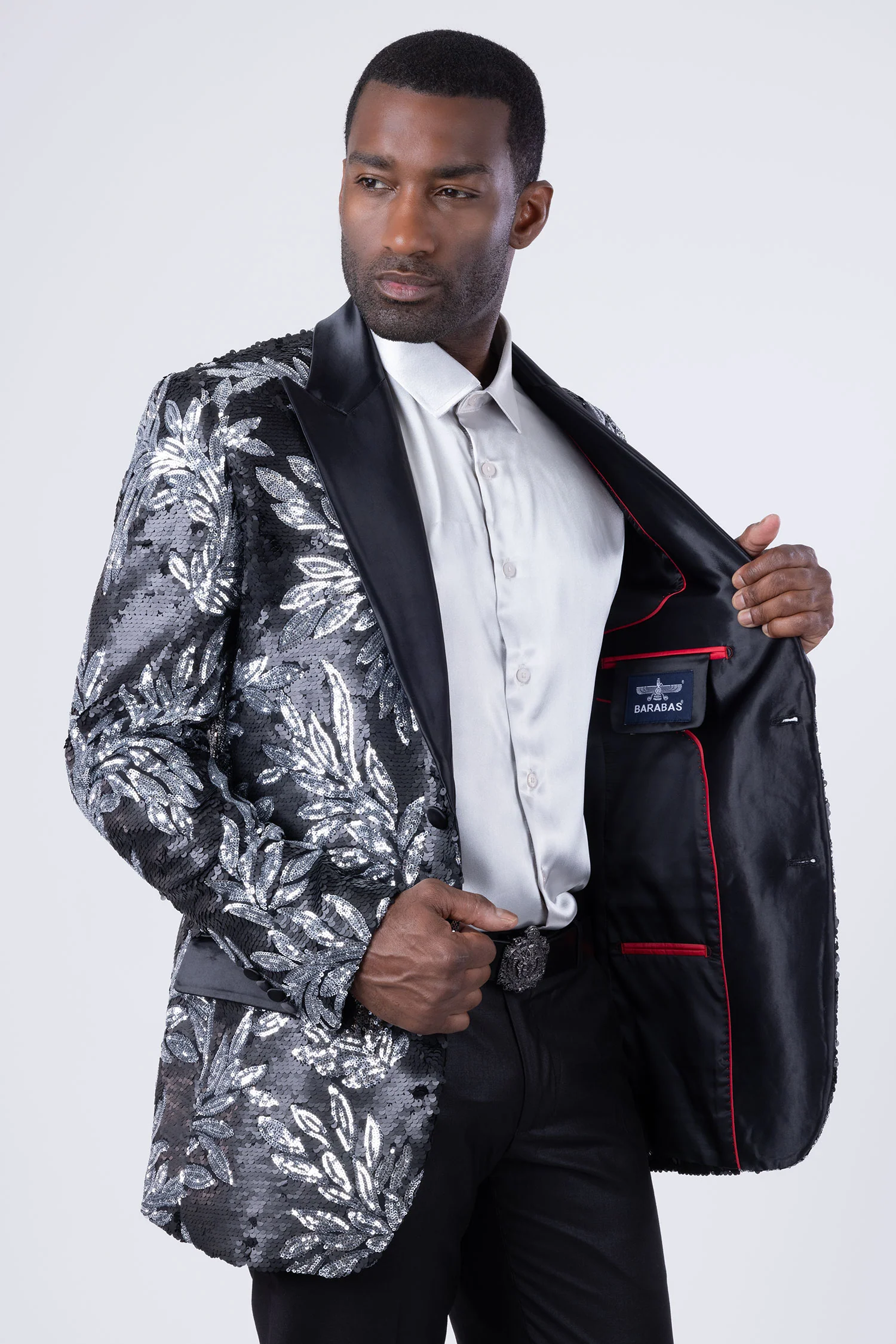 Nolara Sequin Floral Blazer - Image 6