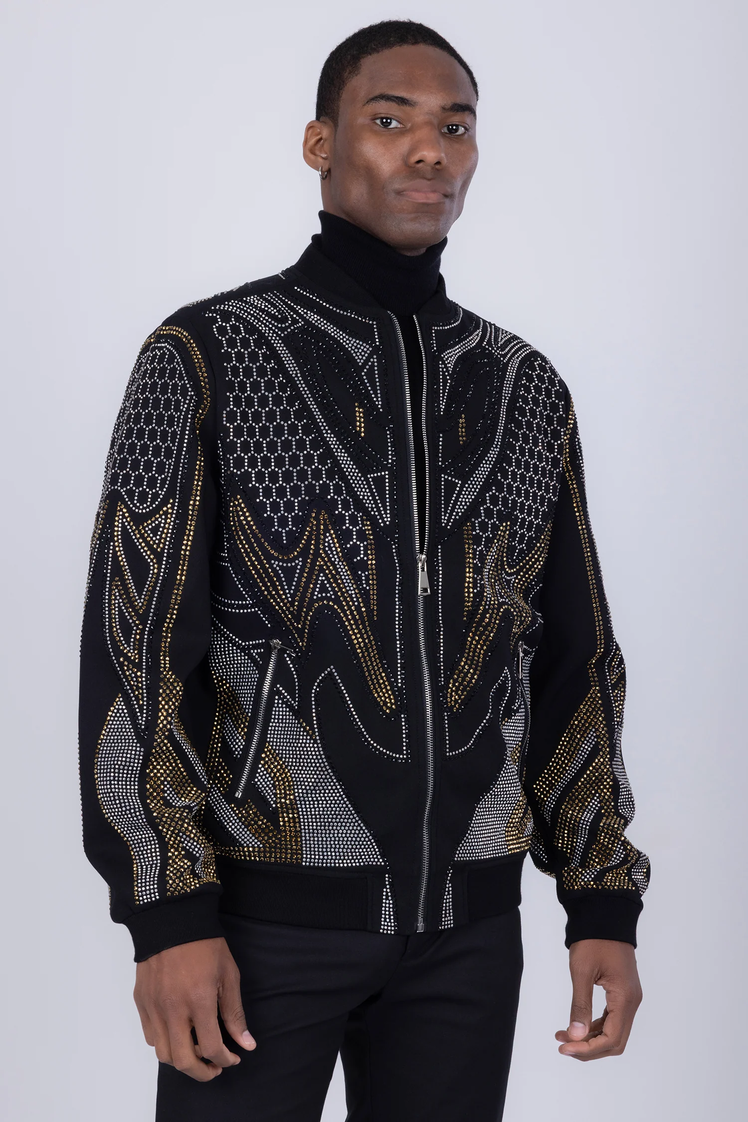 Osaka Rhinestone Bomber Jacket - Image 6