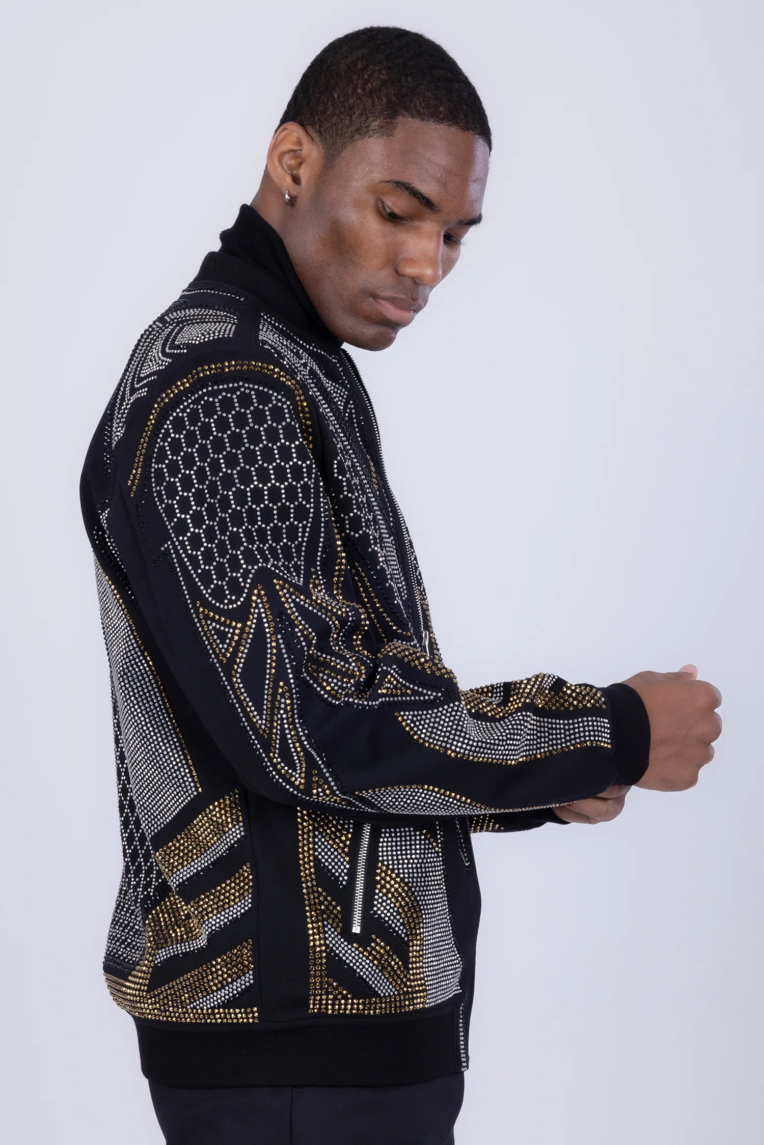 Osaka Rhinestone Bomber Jacket - Image 7