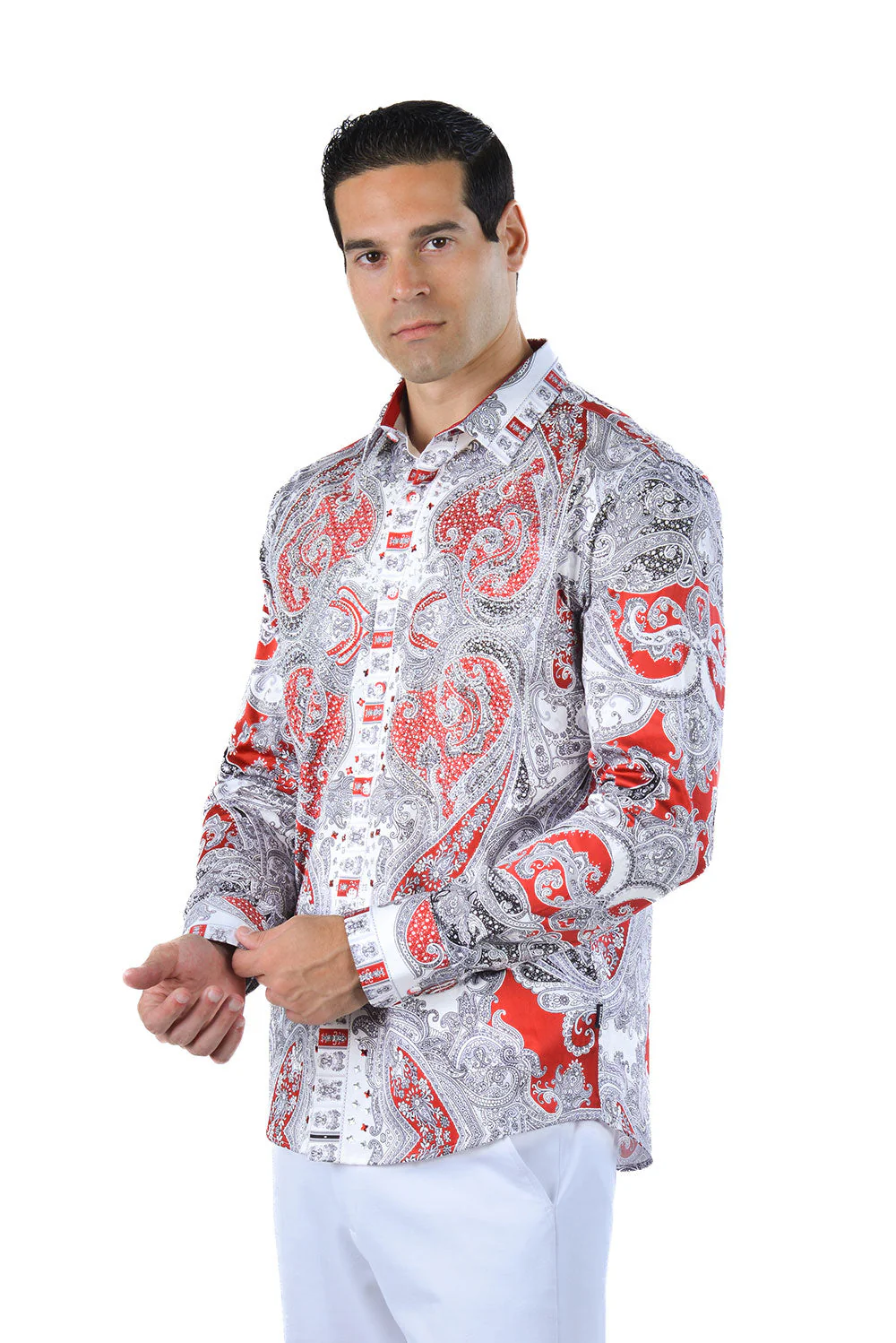 Paisley Rhinestone Long Sleeve Shirt - Image 17