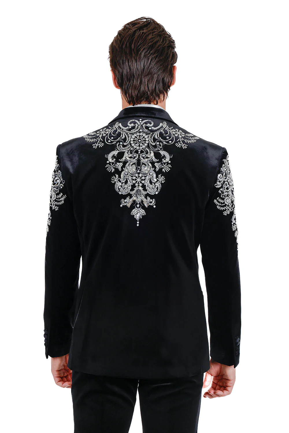 Palermo Passion Velvet Sequin Blazer - Image 11