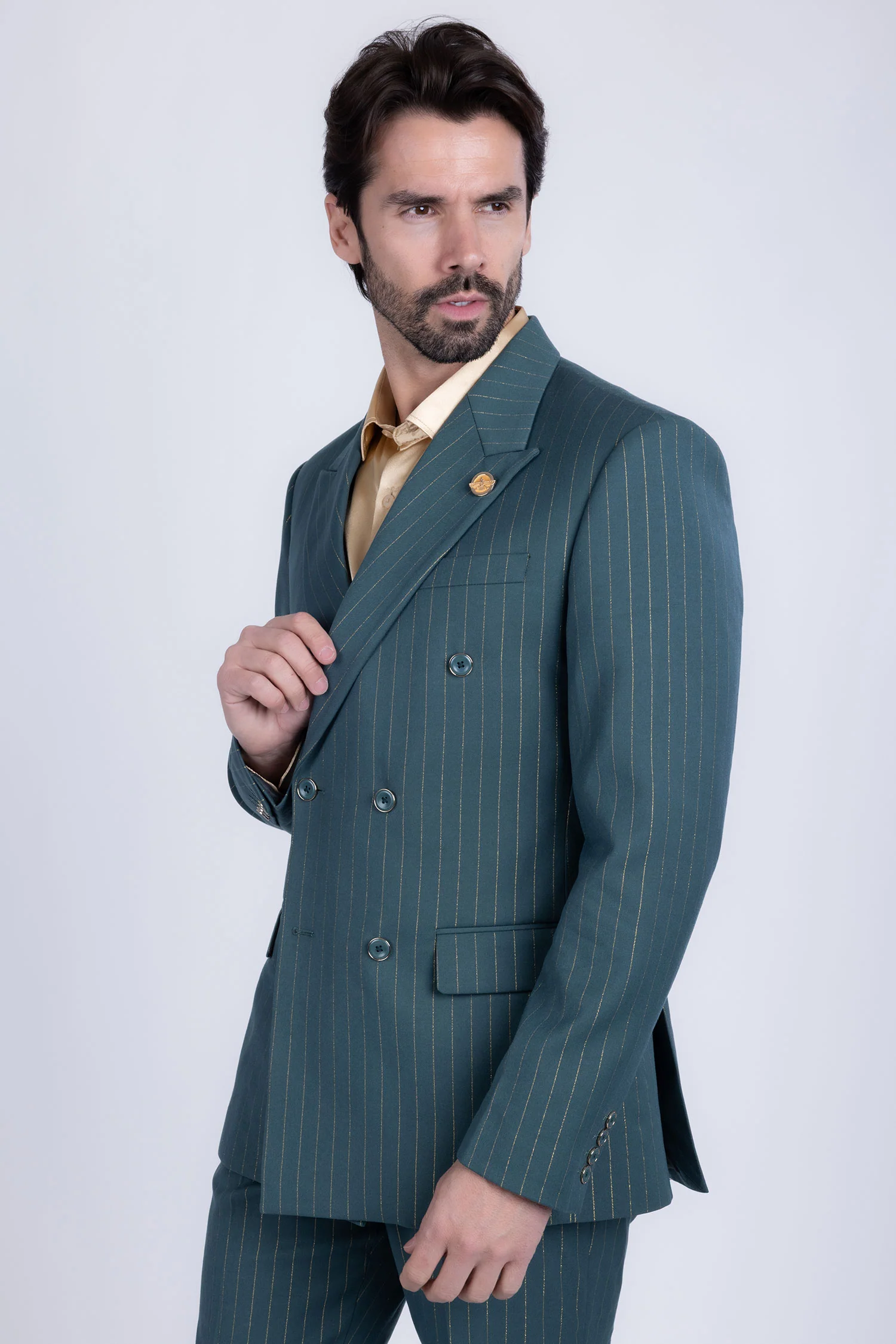 Palma Pinstripe Suit - Image 27