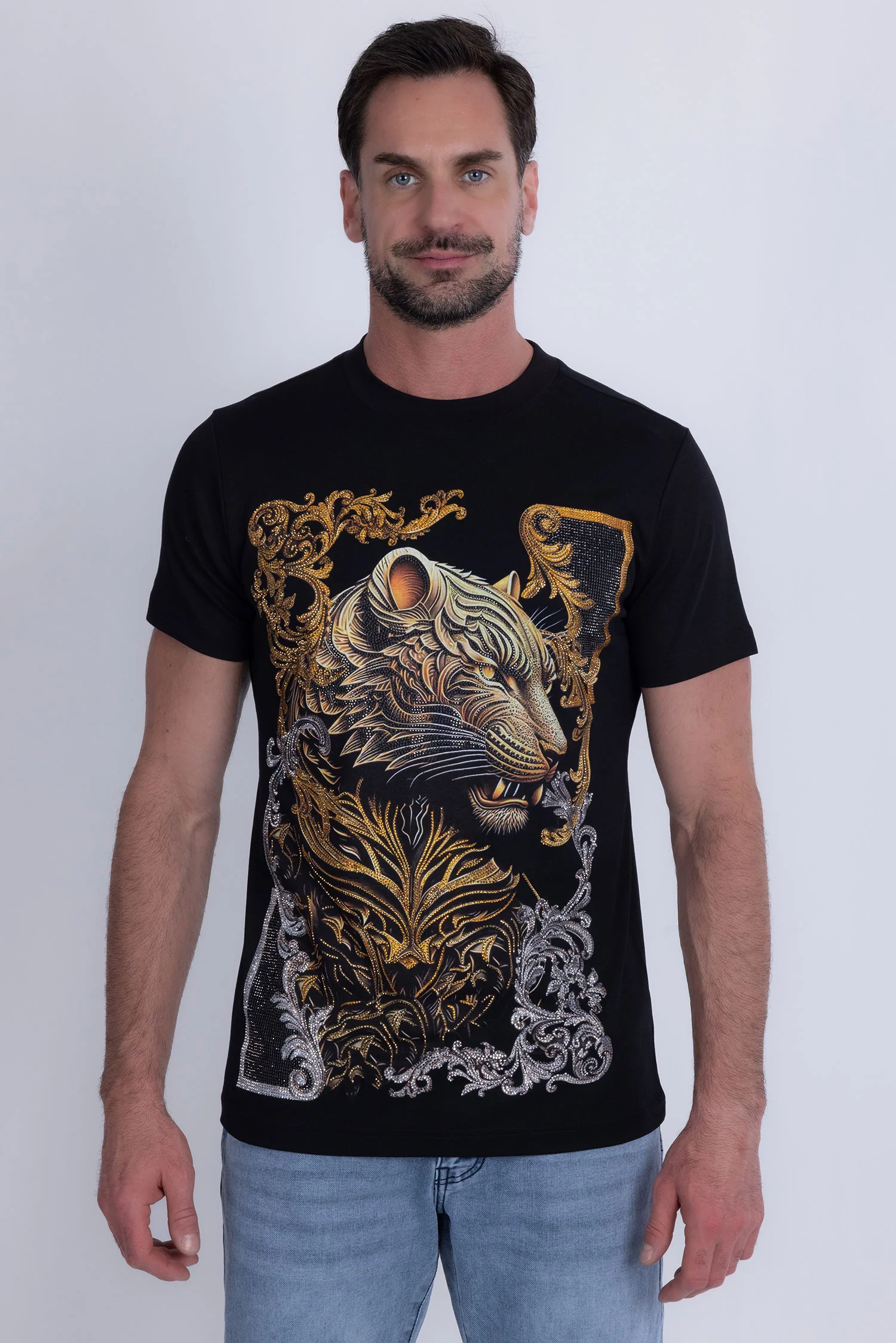 Panther Rhinestone T-Shirt - Image 4