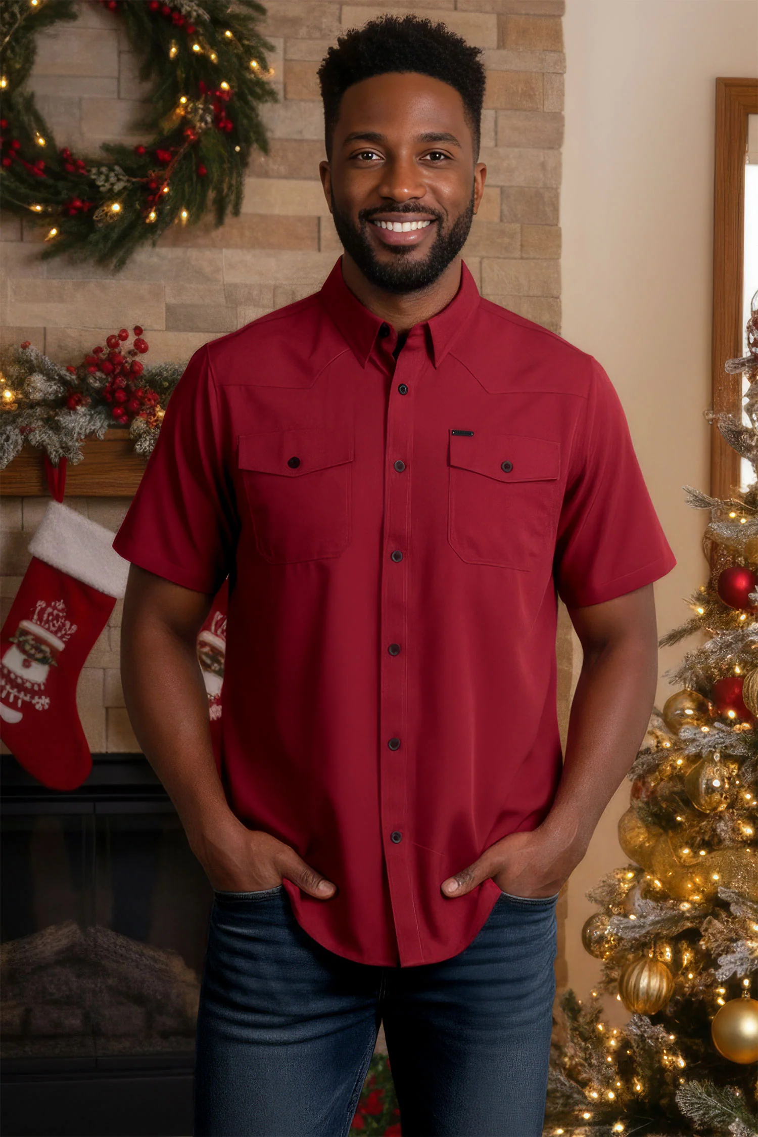 Petersburg Stretch Short Sleeve Shirt - Image 5