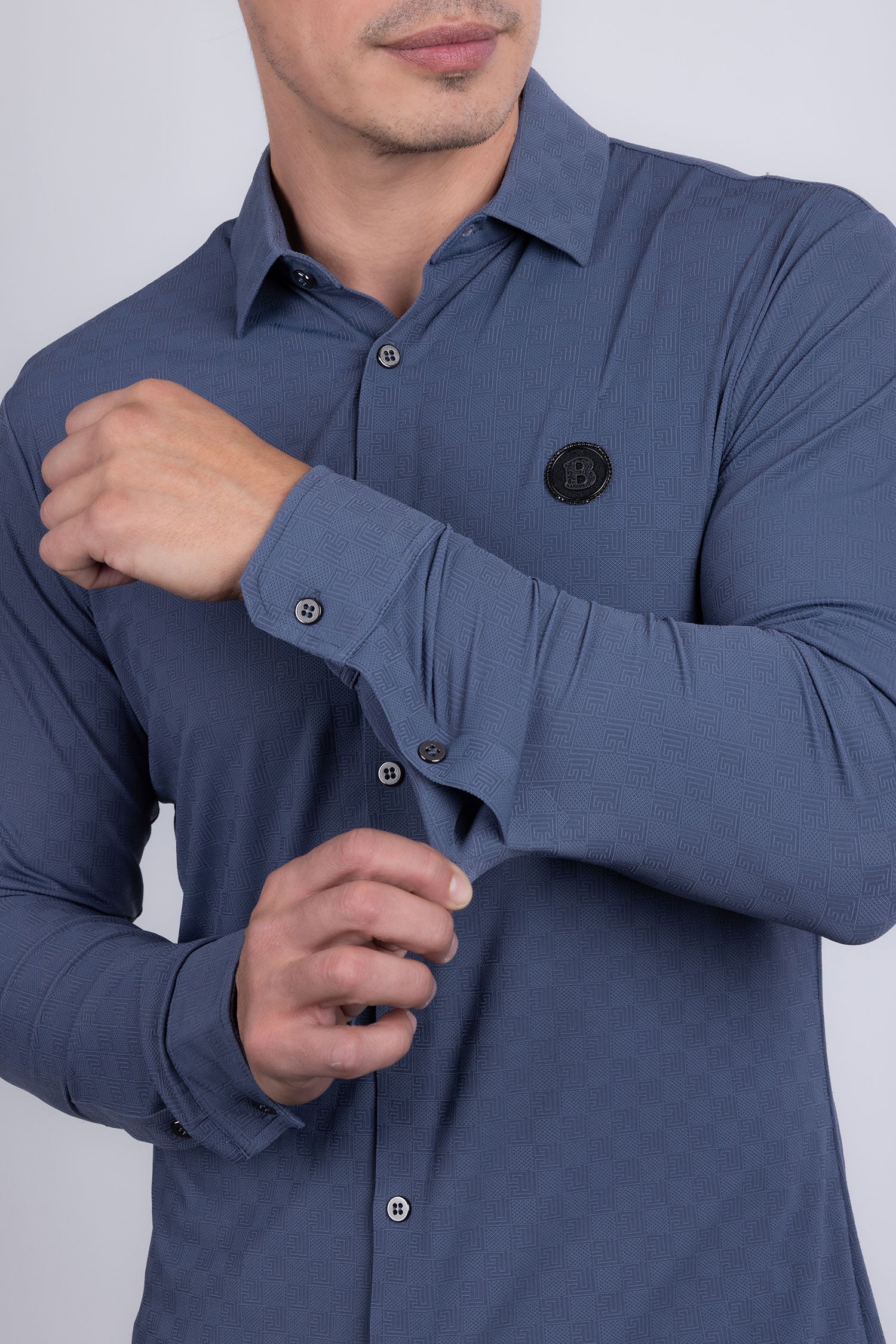 Qingdao Patterned Long Sleeve Shirt - Image 11