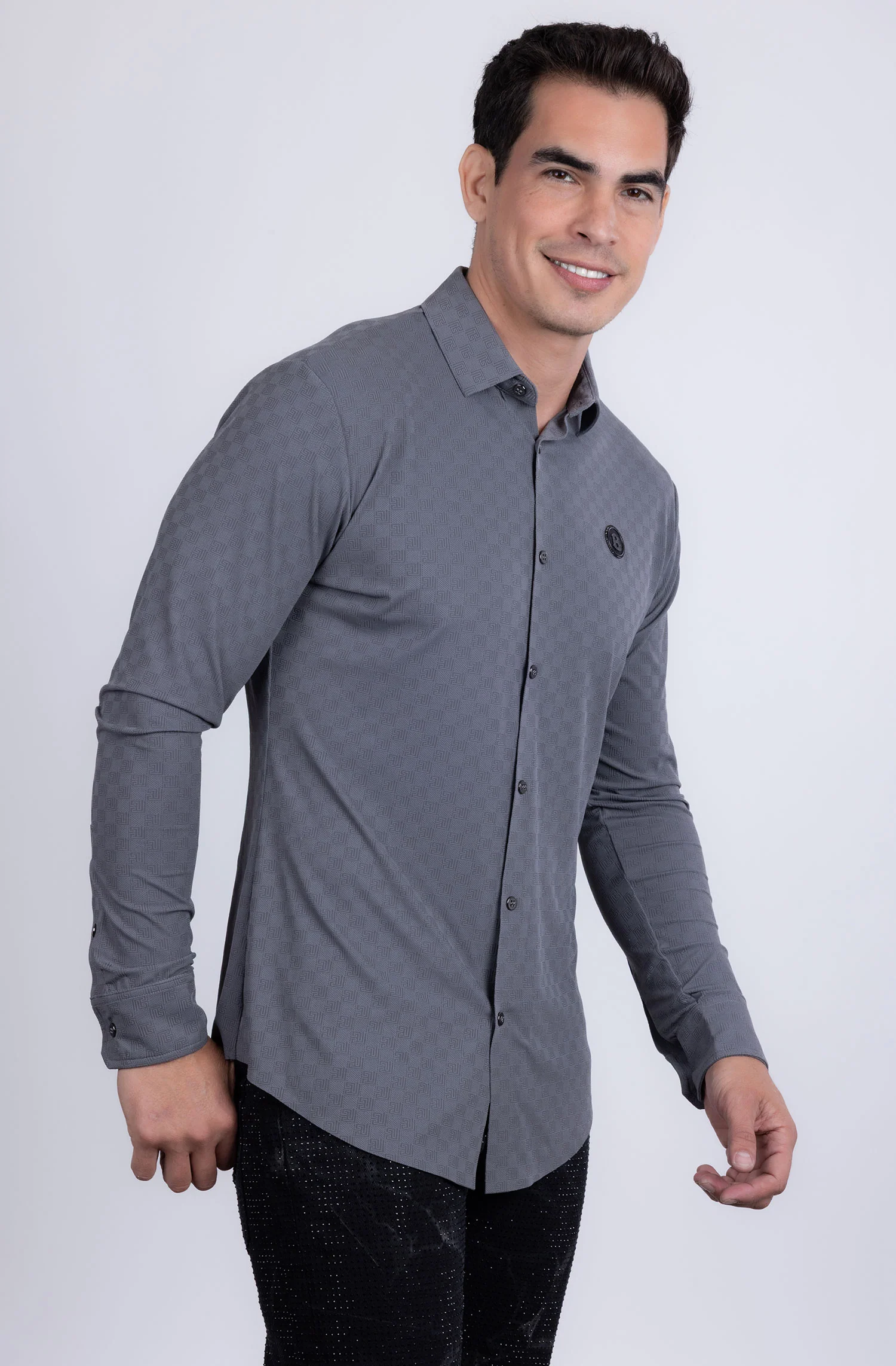 Qingdao Patterned Long Sleeve Shirt - Image 6