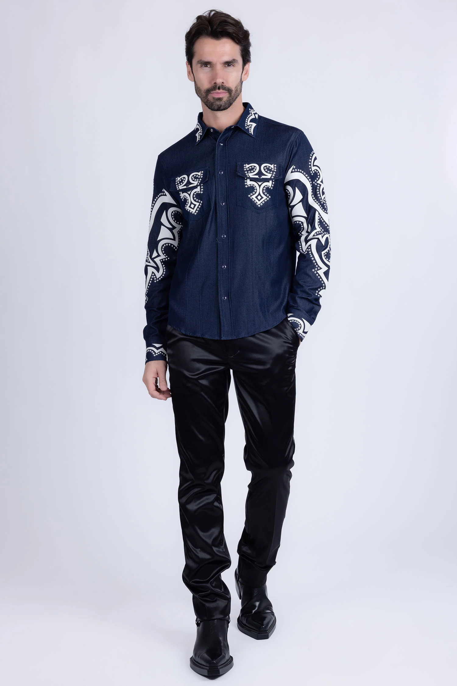 Riyadh Studded Long Sleeve Shirt - Image 10