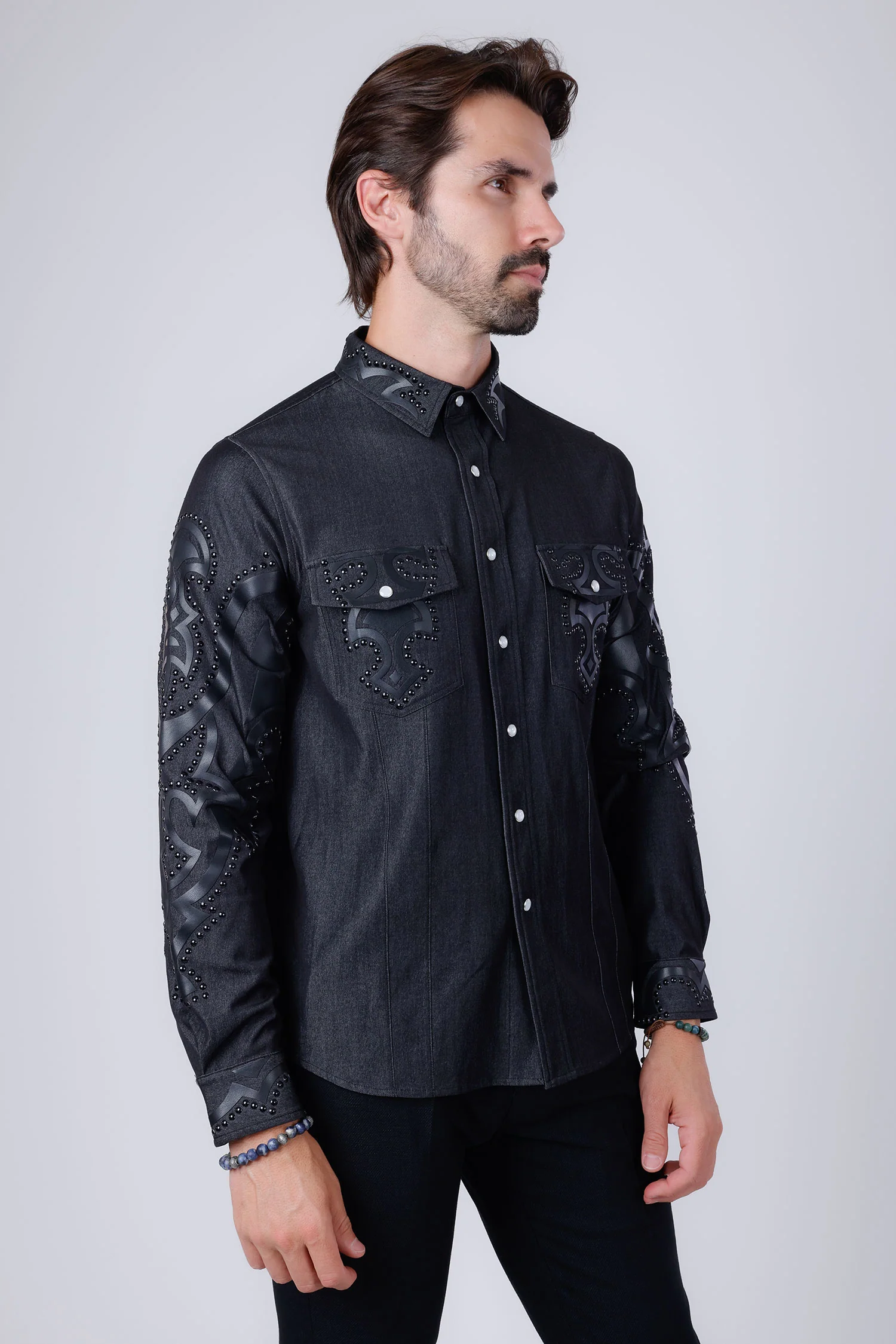 Riyadh Studded Long Sleeve Shirt - Image 5