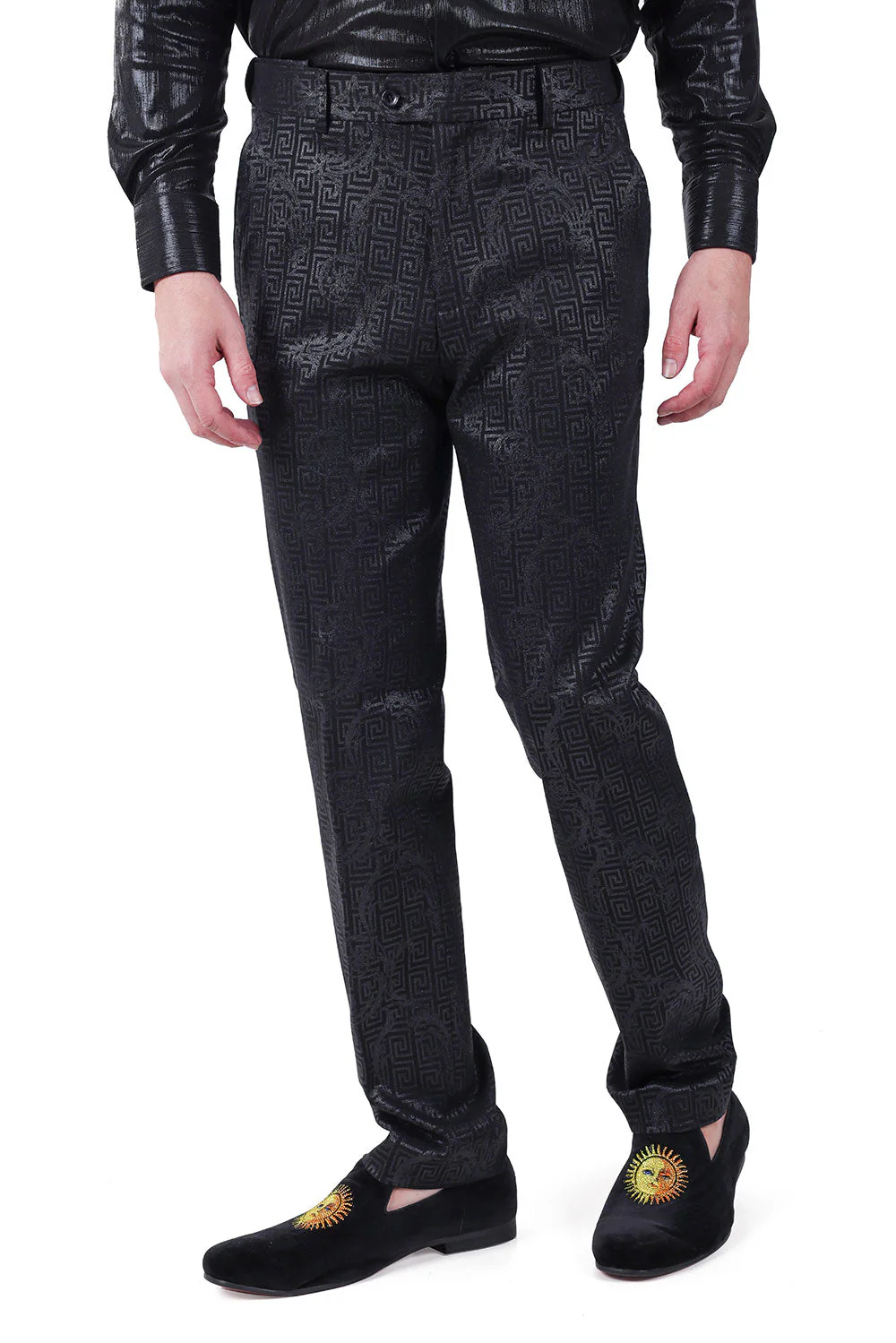 Royal Sweets Greek Key Chino Pants - Image 3