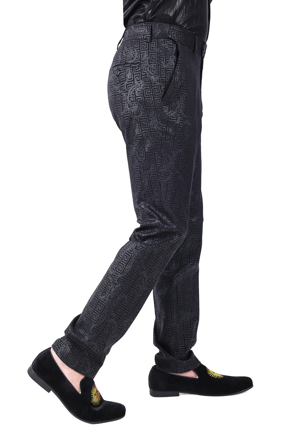 Royal Sweets Greek Key Chino Pants - Image 4