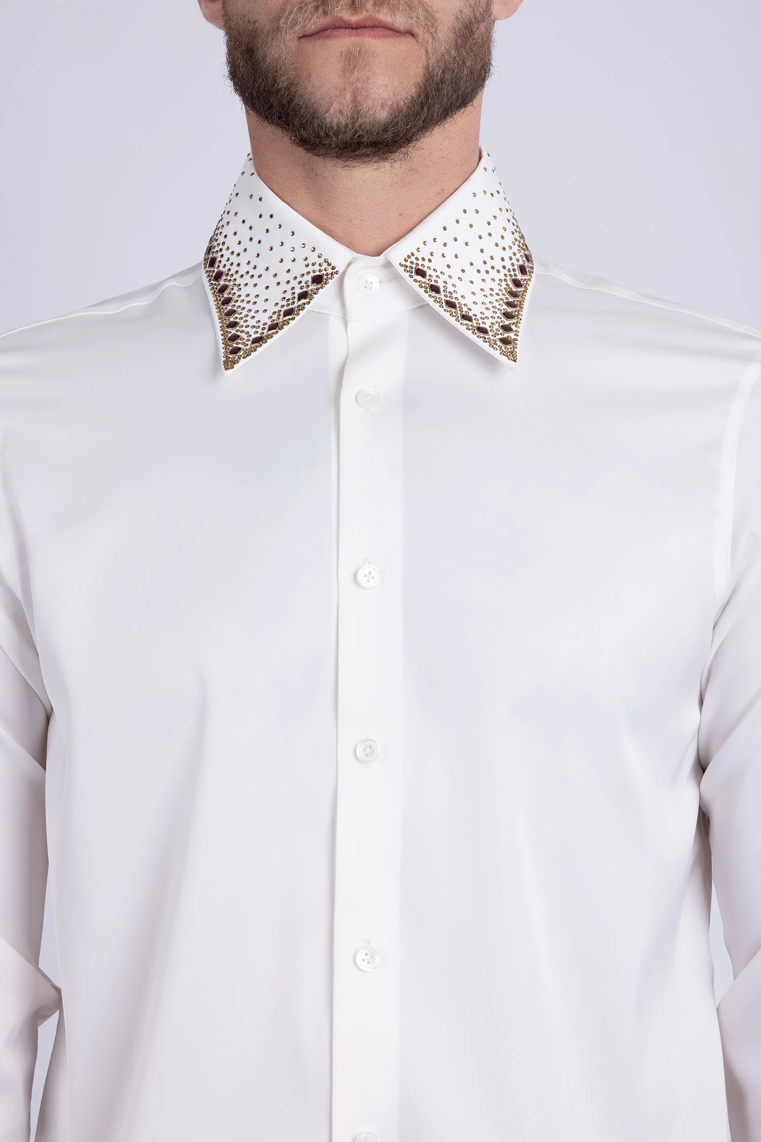 Slinket Rhinestone Long Sleeve Shirt - Image 33