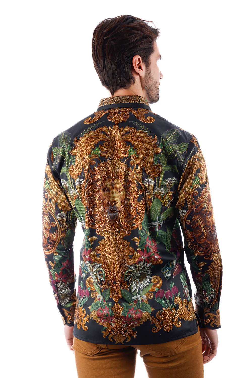 Snazzy Genre Rhinestone Long Sleeve Shirt - Image 12