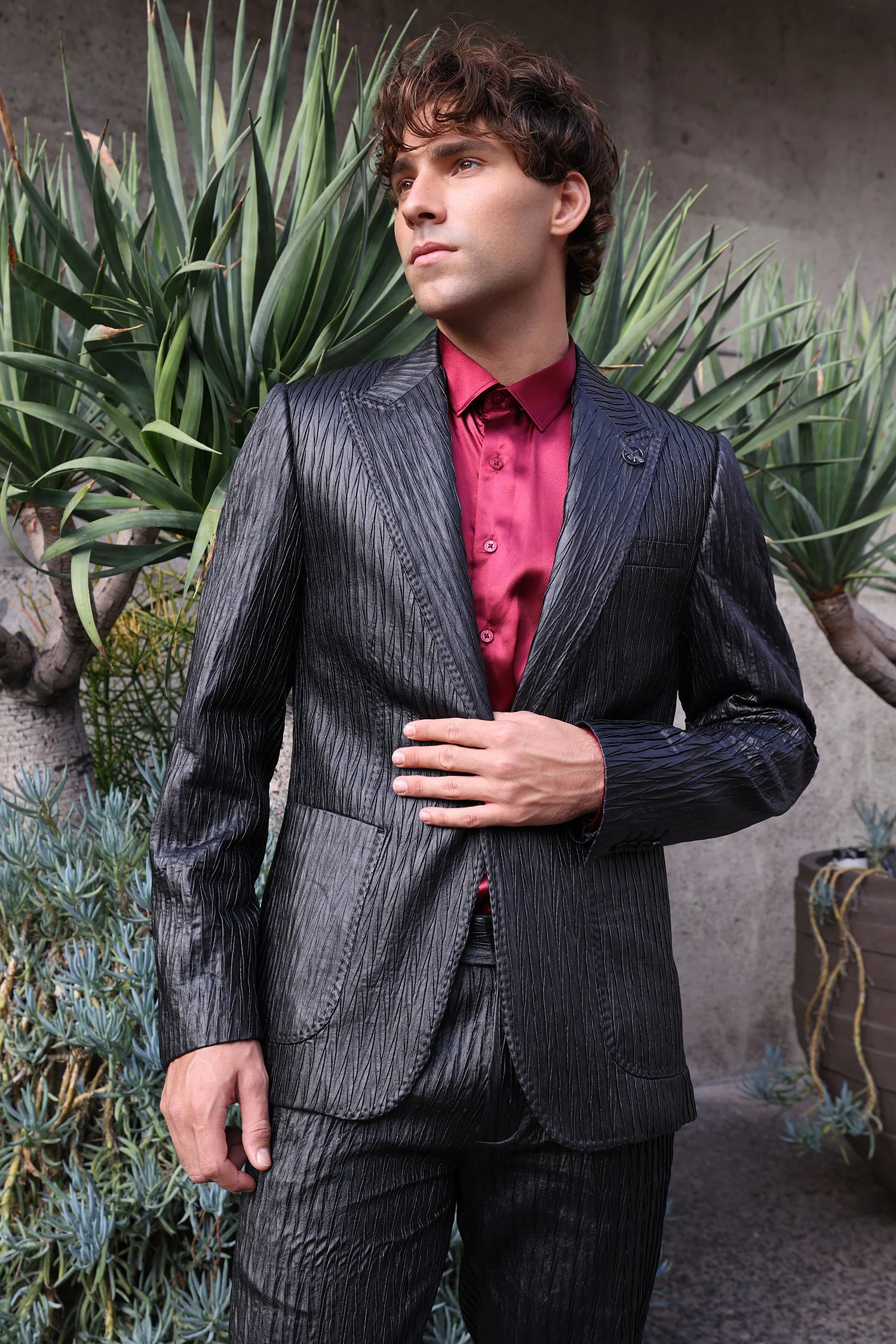 Sofia Textured Suit - Image 4
