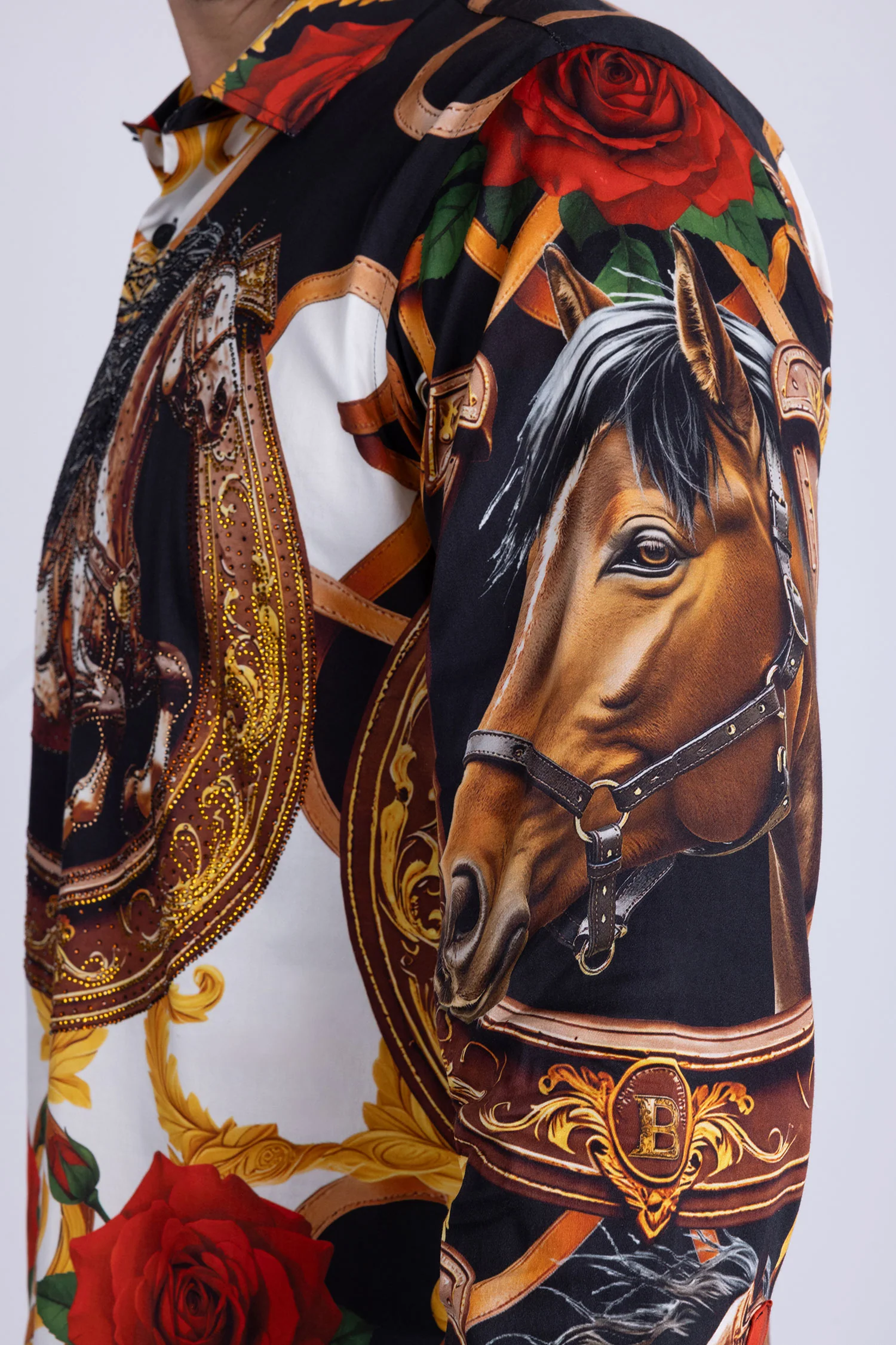 Stallion Rhinestone Long Sleeve Shirt - Image 14