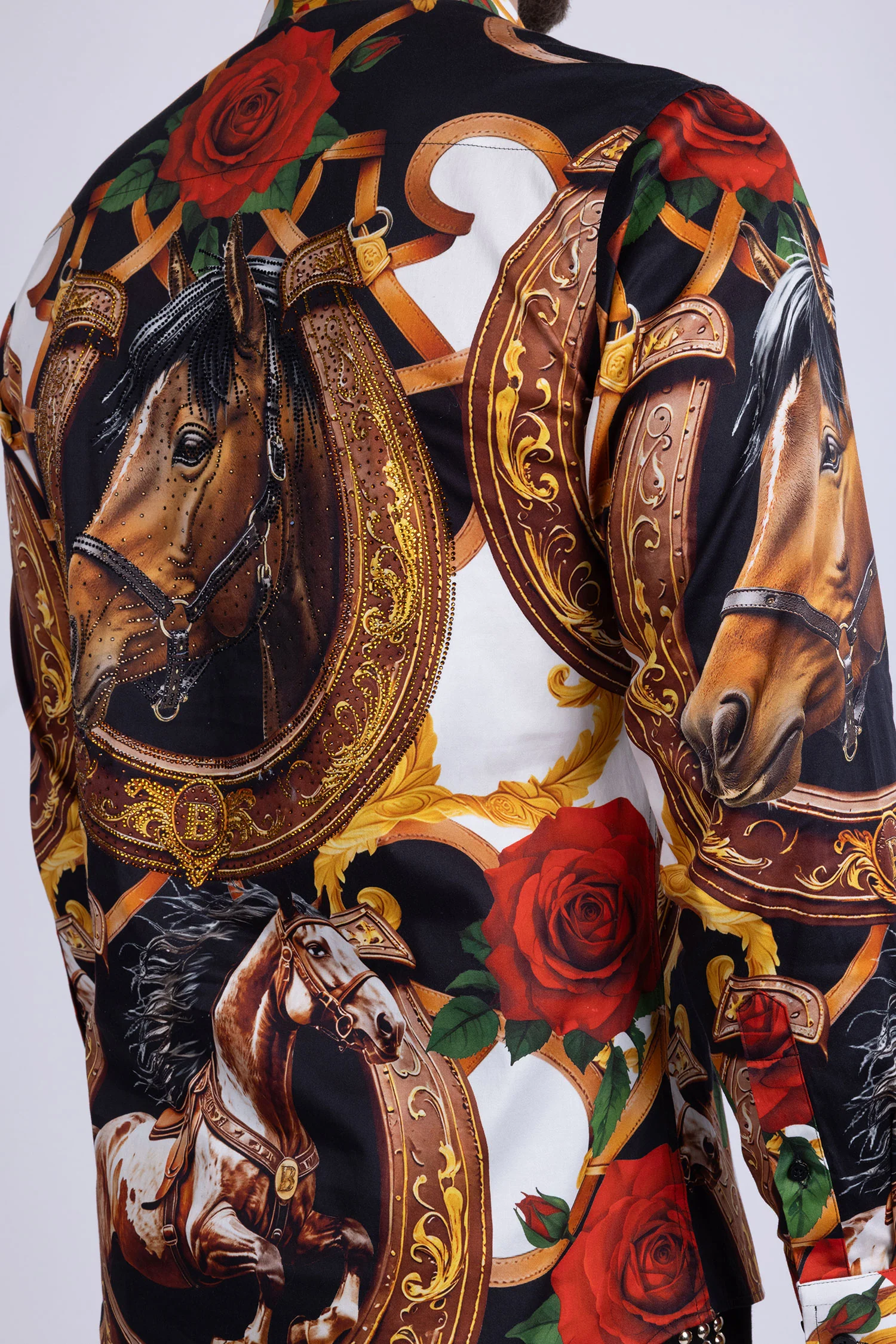 Stallion Rhinestone Long Sleeve Shirt - Image 16