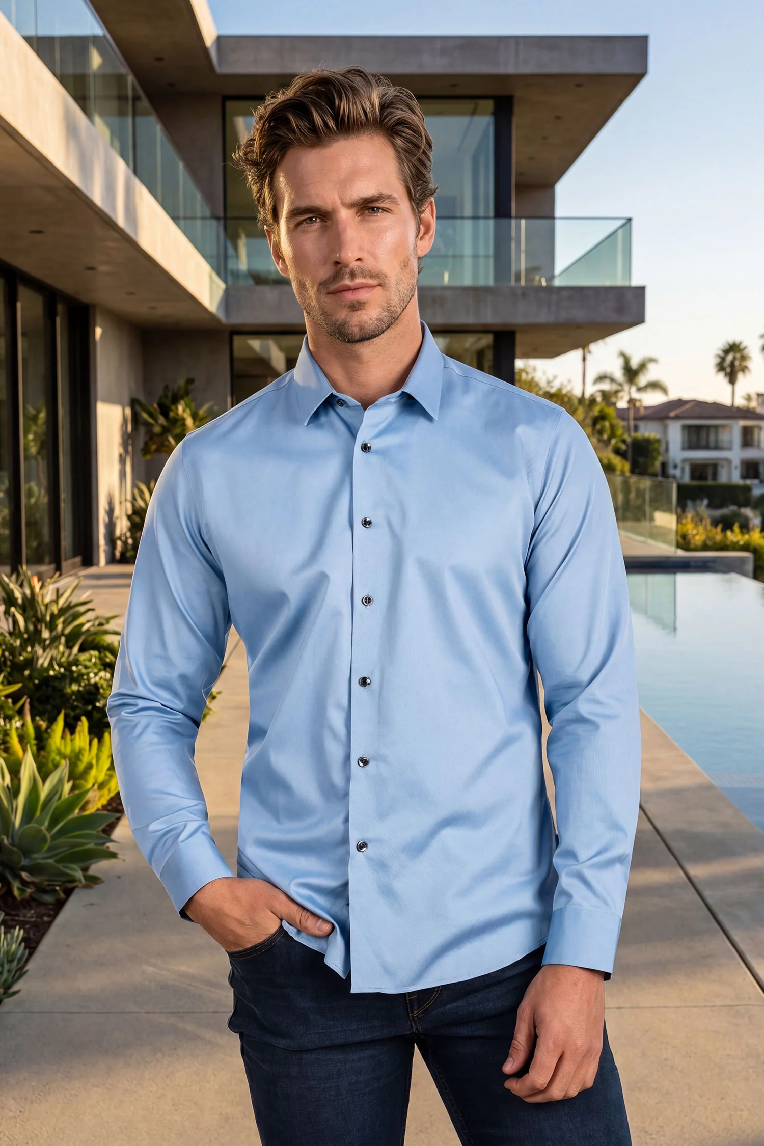Tailor Wear Long Sleeve Shirt - Image 3