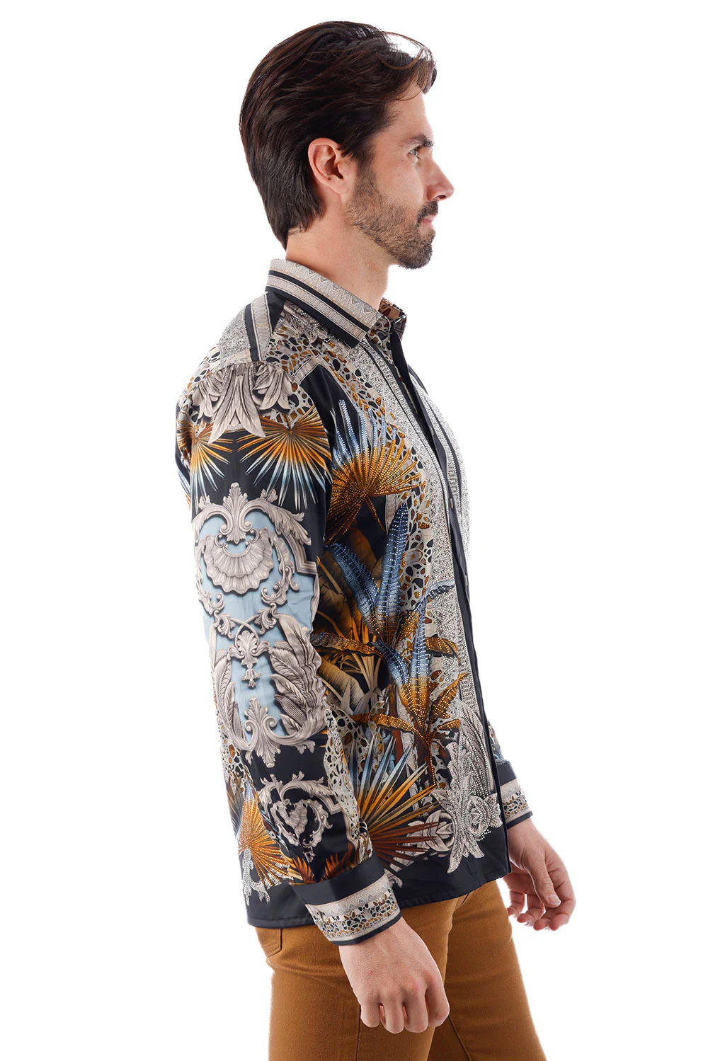 The Rage Look Rhinestone Long Sleeve Shirt - Image 18