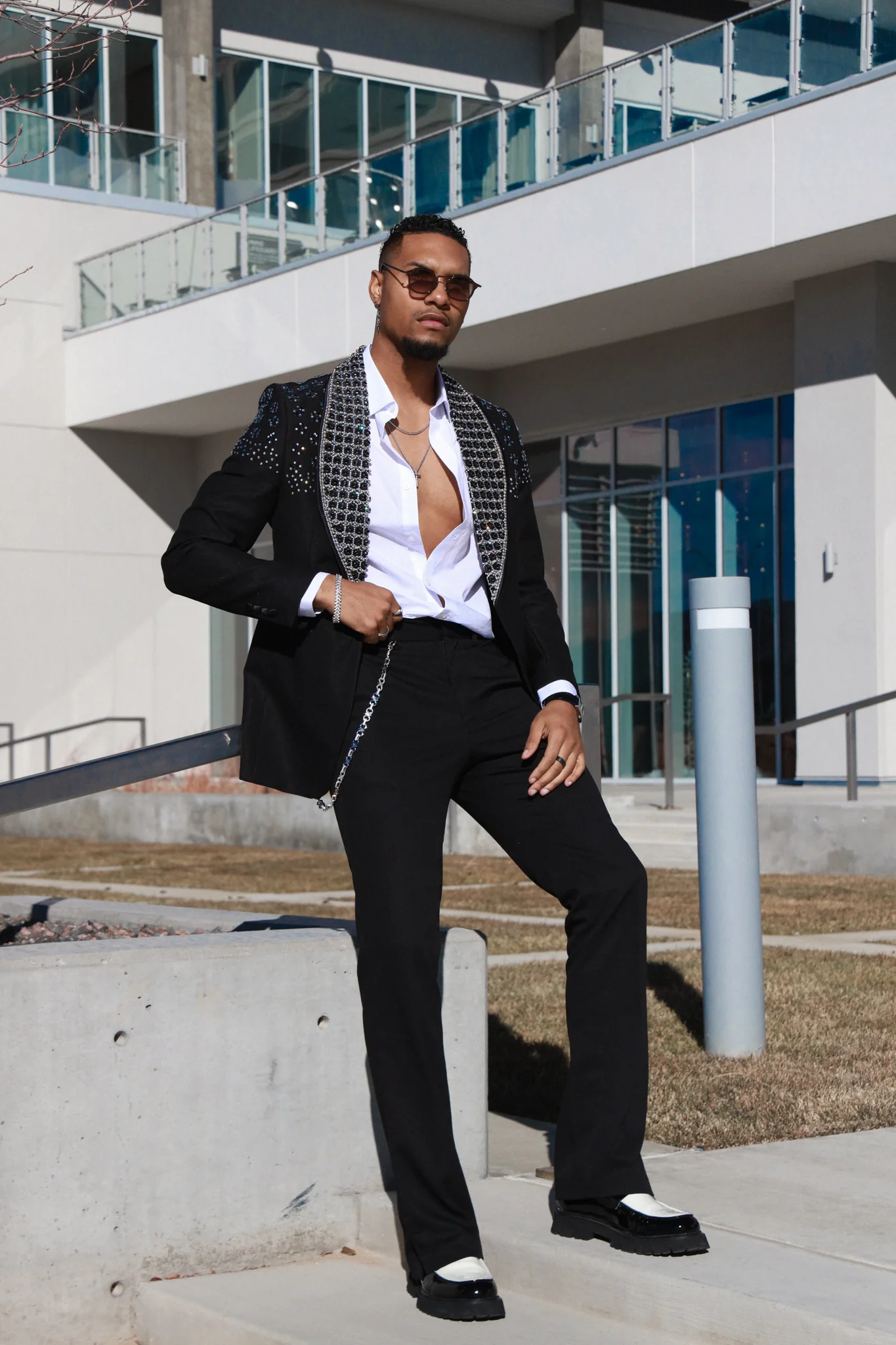 Trelix Rhinestone Blazer - Image 4
