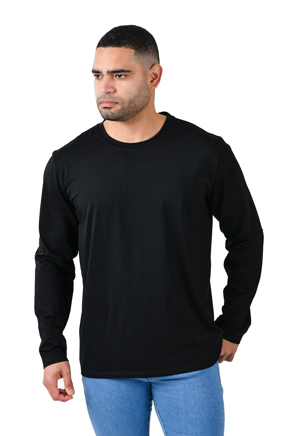 Trendy basics Long Sleeve Crew Neck T-Shirt - Image 12