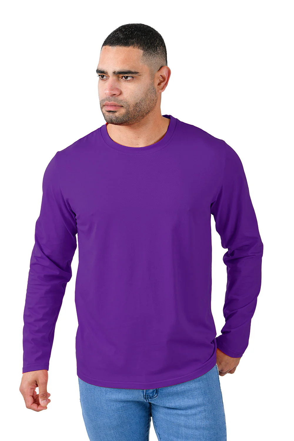 Trendy basics Long Sleeve Crew Neck T-Shirt - Image 14