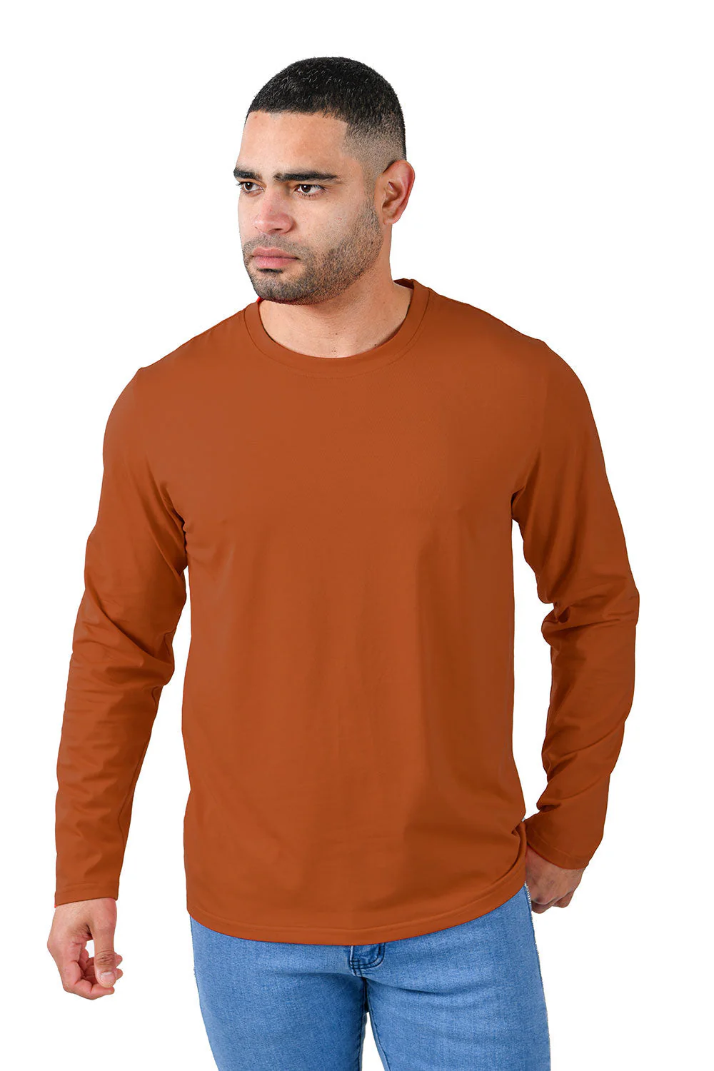 Trendy basics Long Sleeve Crew Neck T-Shirt - Image 18