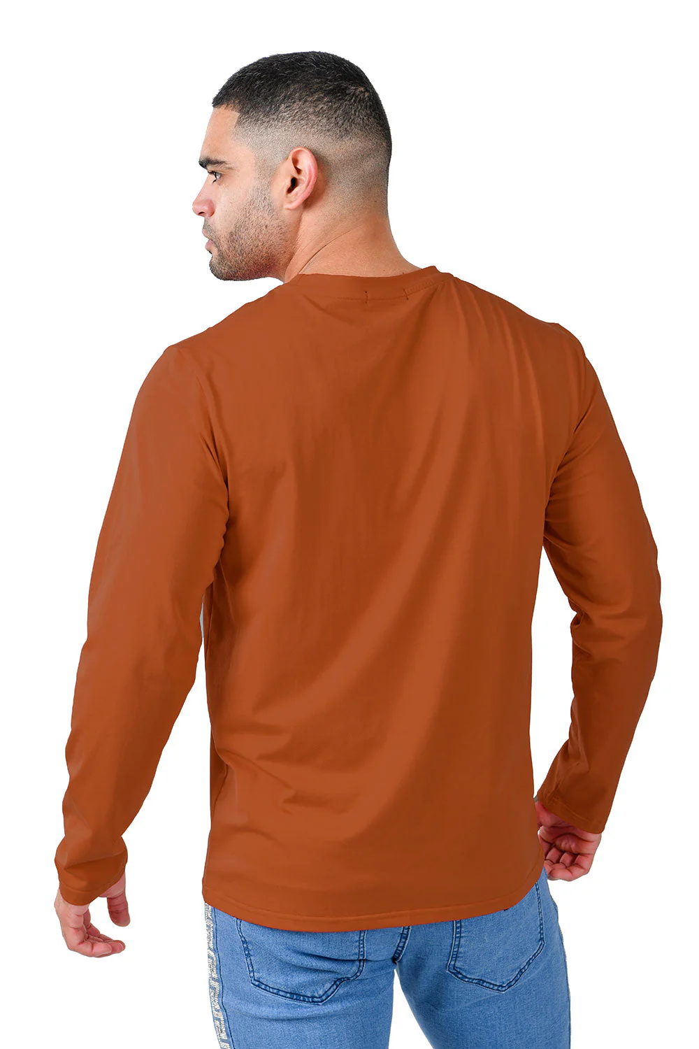 Trendy basics Long Sleeve Crew Neck T-Shirt - Image 19