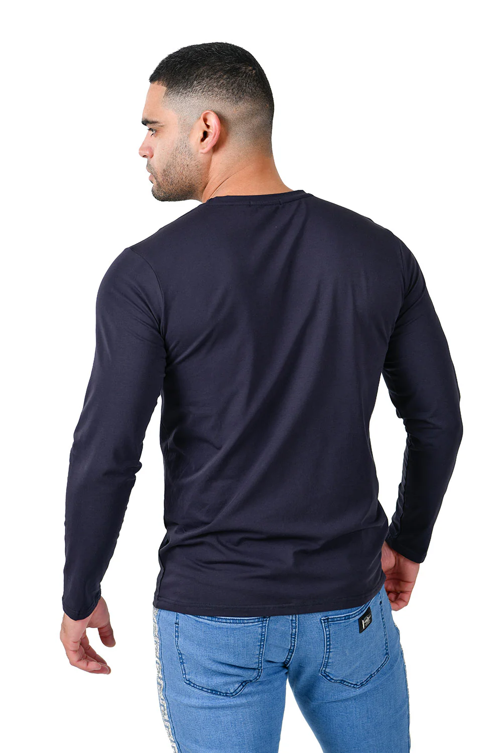 Trendy basics Long Sleeve Crew Neck T-Shirt - Image 28