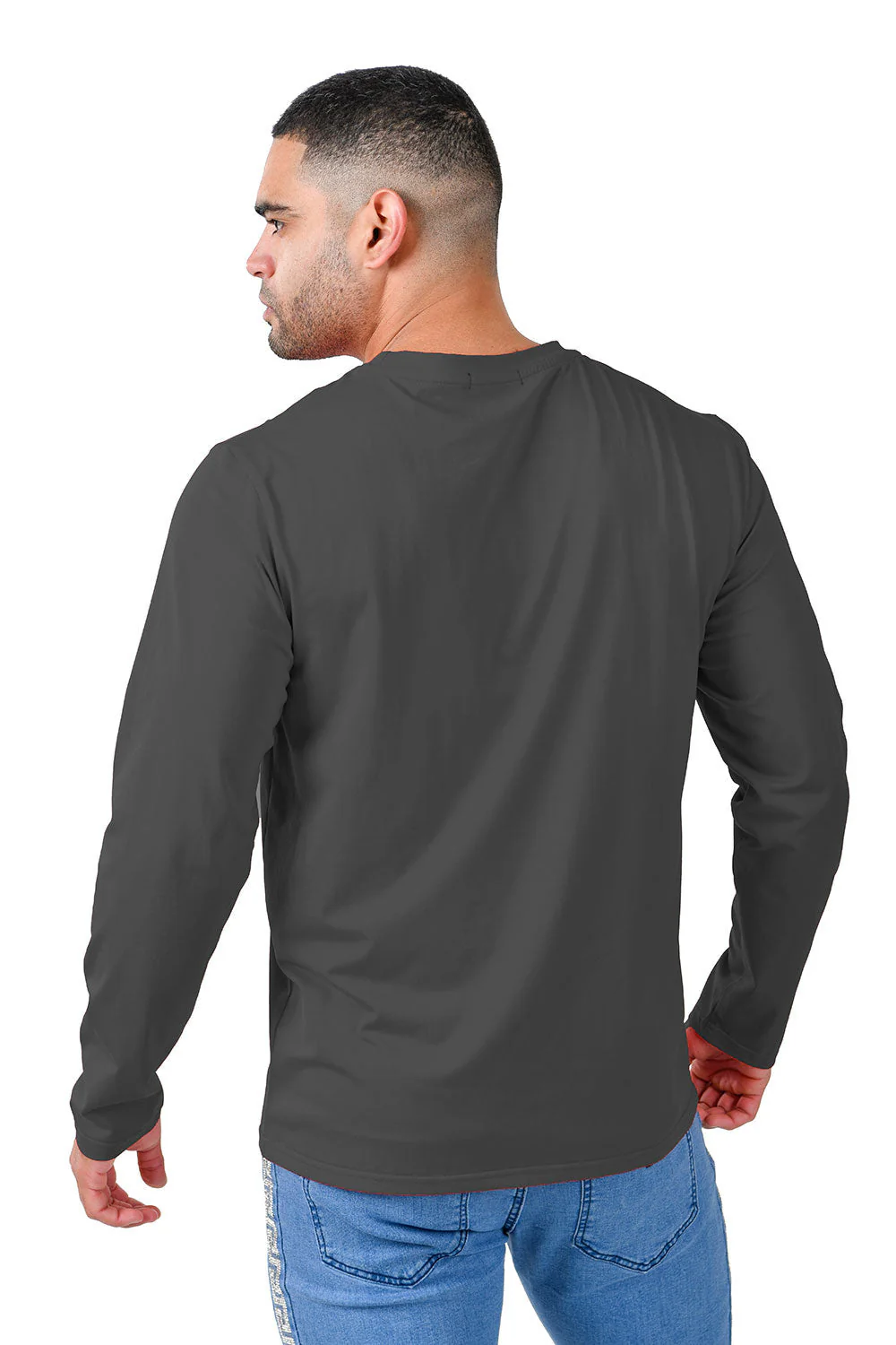 Trendy basics Long Sleeve Crew Neck T-Shirt - Image 30