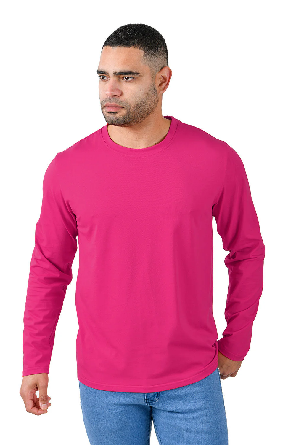 Trendy basics Long Sleeve Crew Neck T-Shirt - Image 33