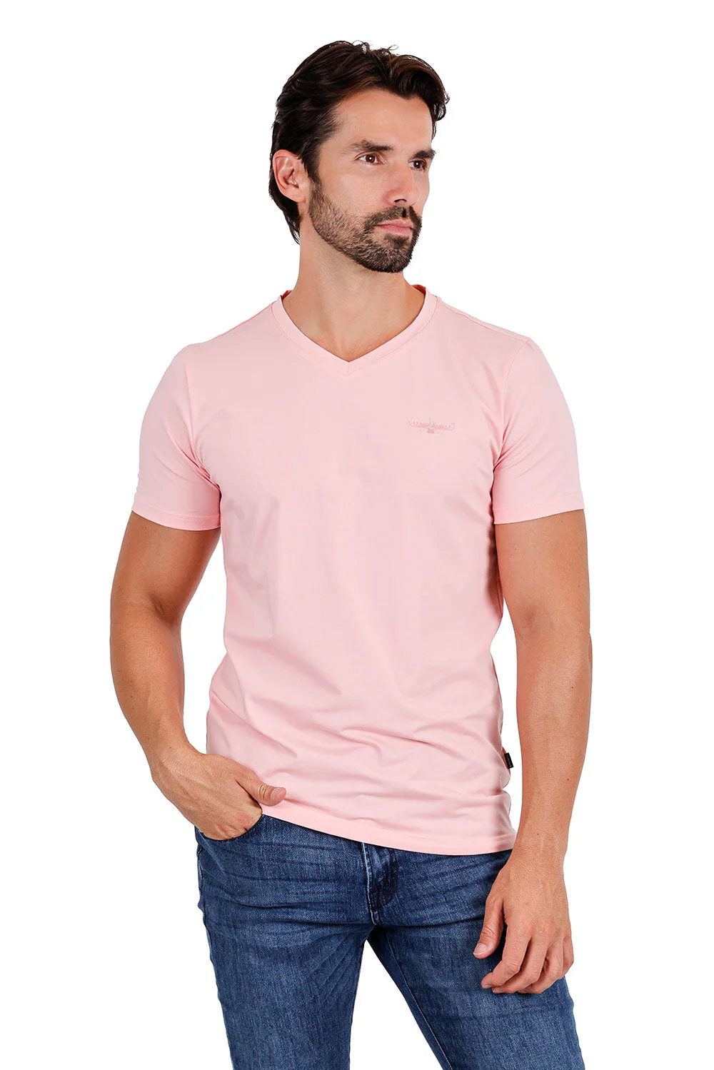 Trendy basics V-Neck T-Shirt - Image 45