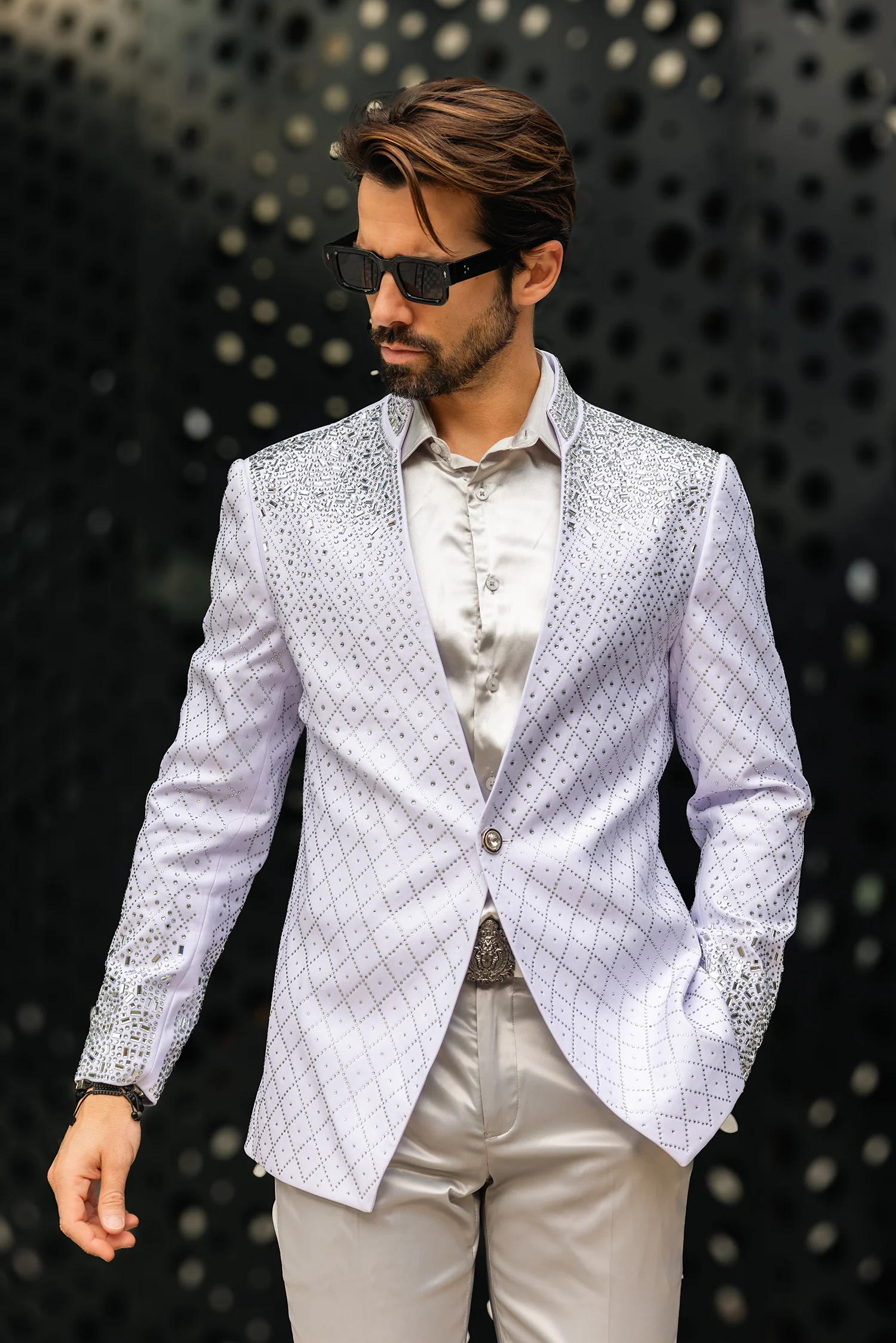 Trivon Rhinestone Blazer - Image 6