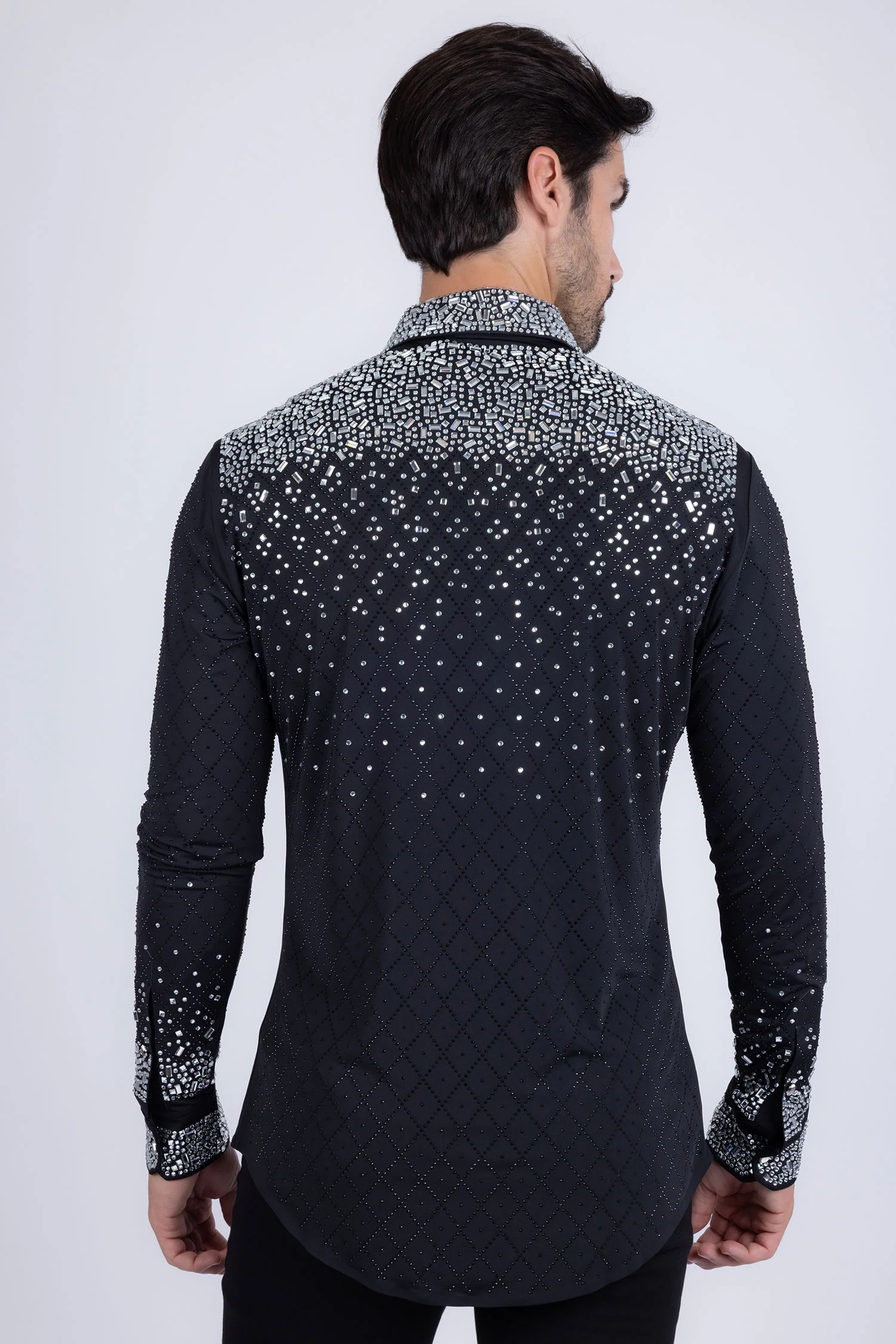 Trivon Rhinestone Long Sleeve Shirt - Image 11